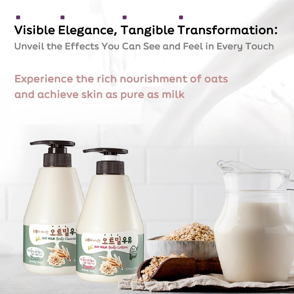 Welcos Kwailnara Milk Body Lotion 560 G / 19.75 Oz. (Oat Milk)