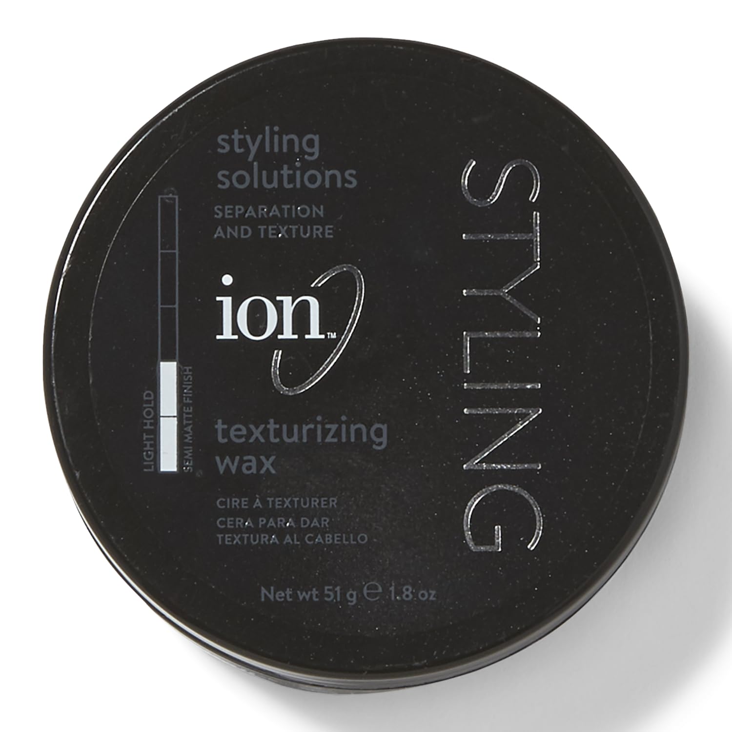 Ion Texturizing Wax, Adds Definition, Pliable Hold, Lightweight, Long-Lasting