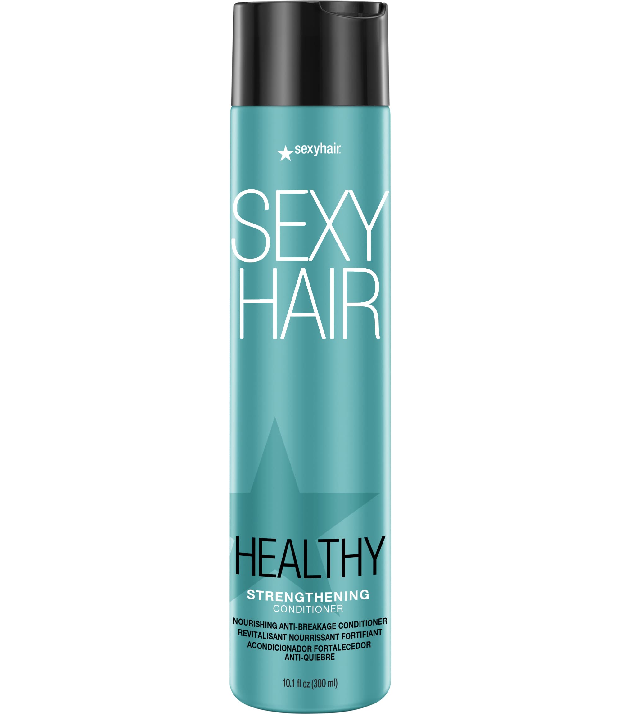 SexyHair Healthy Strengthening AntiBreakage Conditioner, 10.1 Oz | Helps Provide Stength and Flexibility to Damaged Hair | SLS 