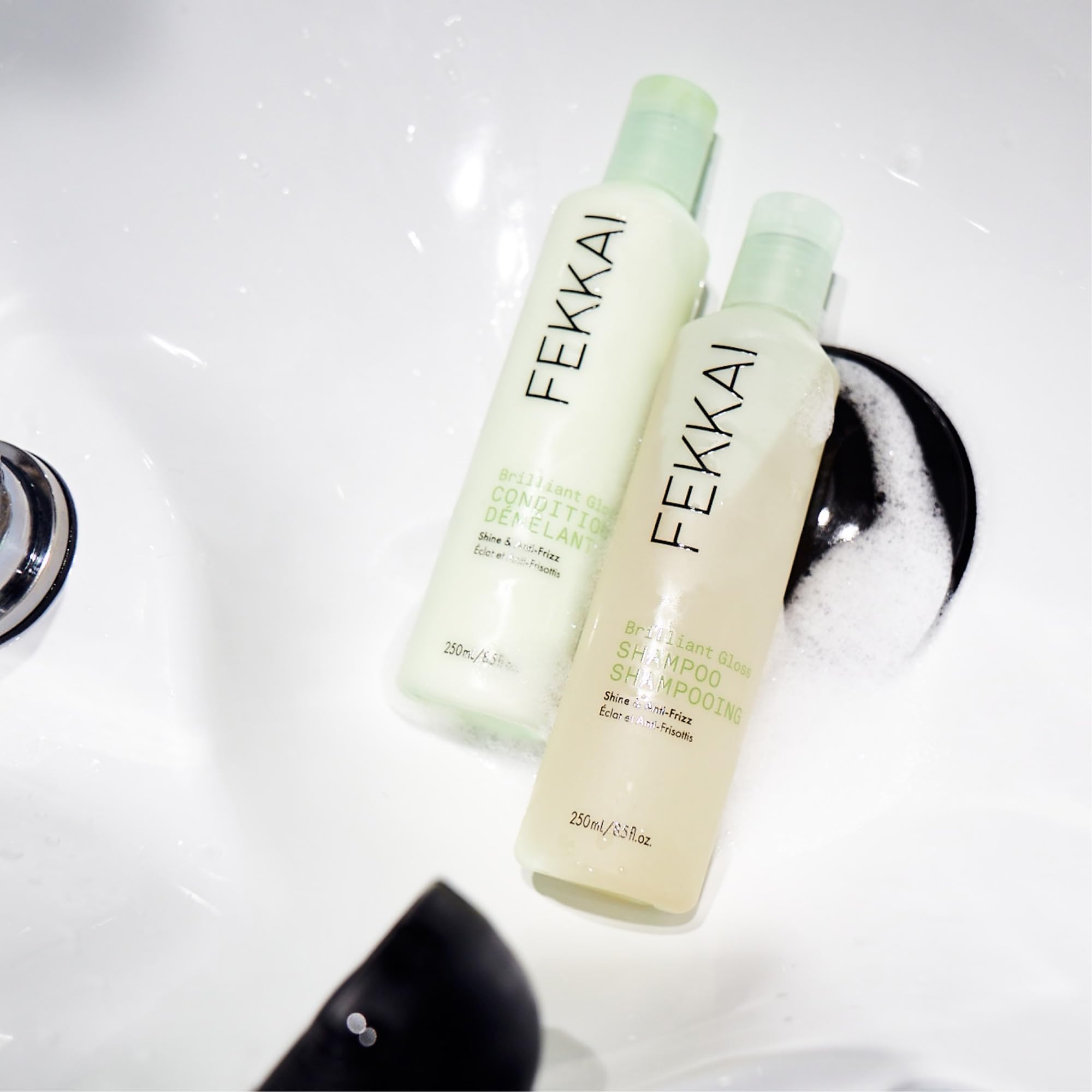 Fekkai Brilliant Gloss Conditioner - 1 Liter - Transforms Hair with 4X Shine - Free of Sulfates, Parabens, Phthalates - Vegan, C