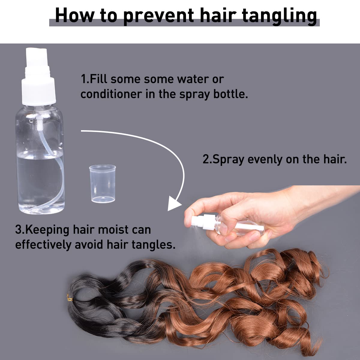 Braiding Hair Extensions,#P33/30 Bouncy Synthetic French Curl Braiding Hair Extensions 75g/pack French Curly Crochet Hair Extens