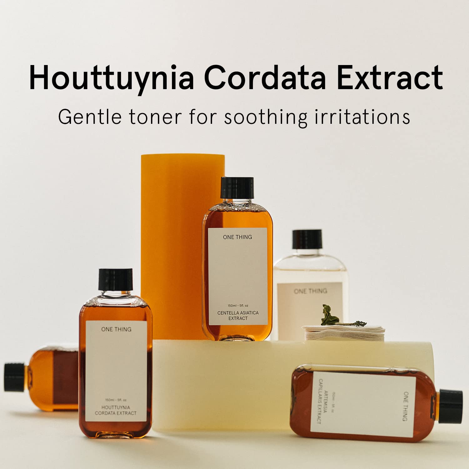 One Thing Houttuynia Cordata Extract 10 Fl Oz | Vegan Soothing Calming Hydrating Facial Toner For Oily Acne Prone Skin | Korean