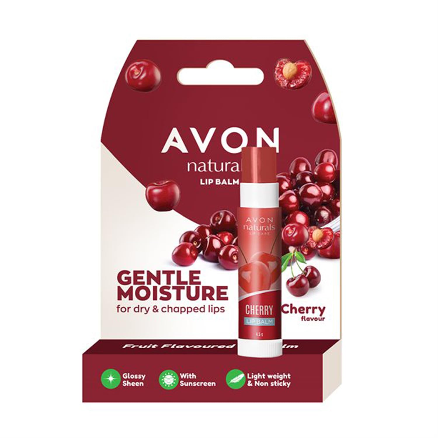 Naturals Lip Balm, Cherry, 4.5g