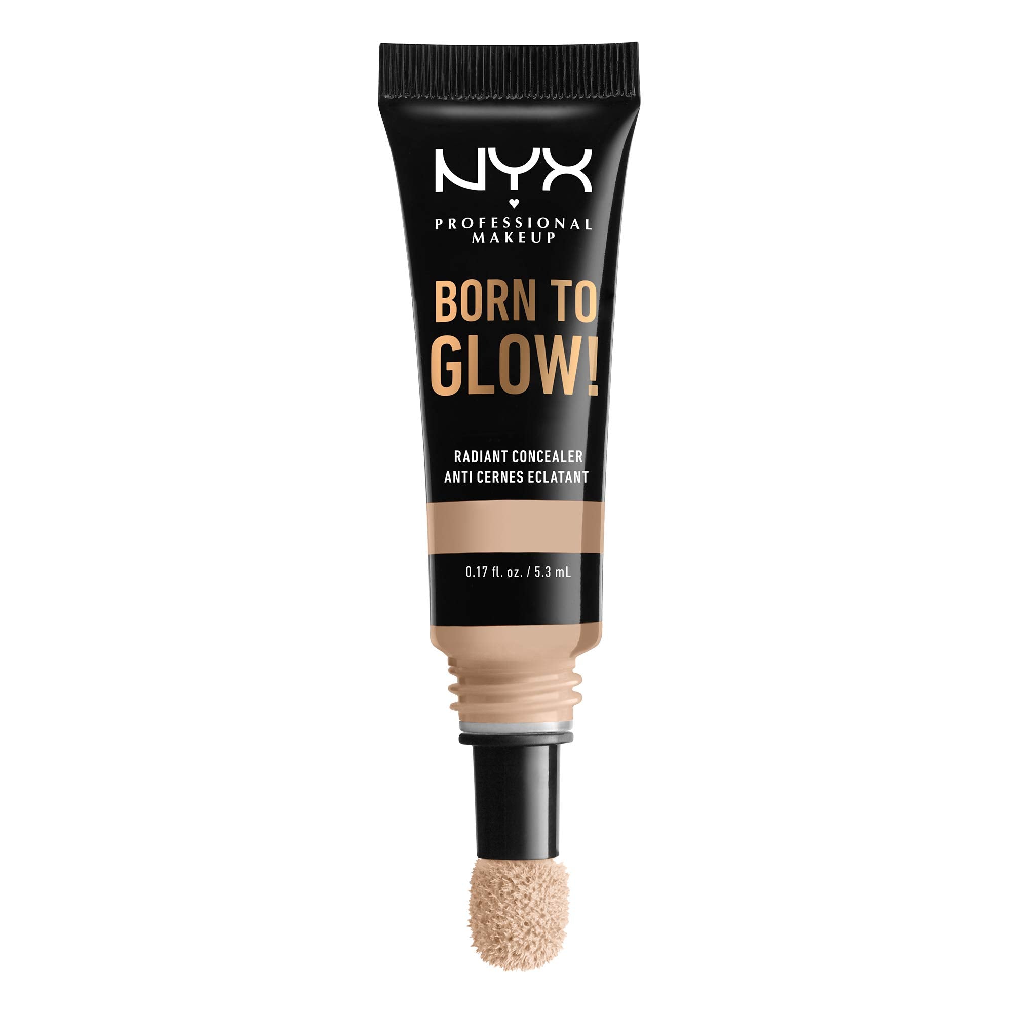 NYX PROFESSIONAL MAKEUP Born To Glow Radiant Concealer, Medium Coverage  Alabaster