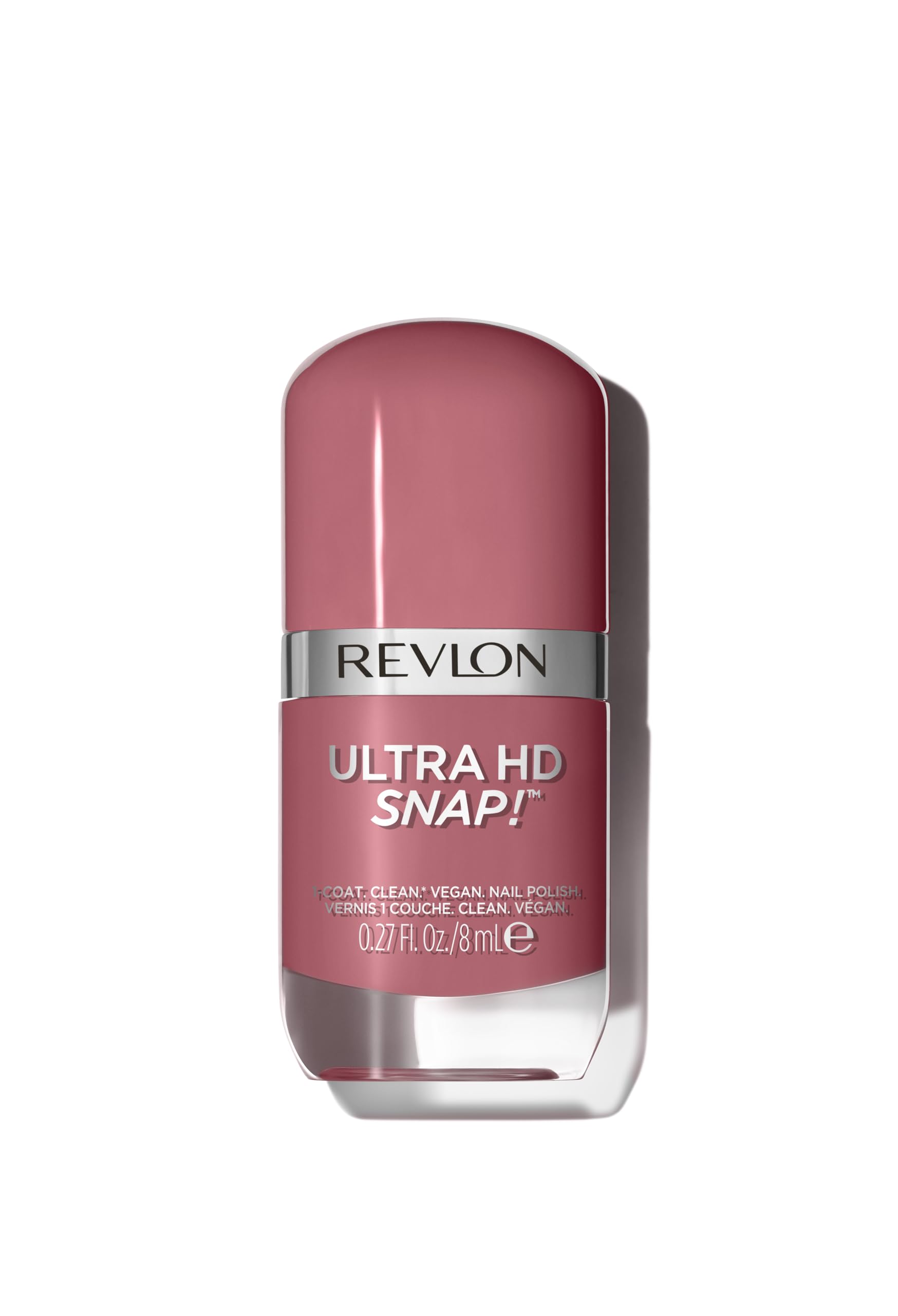REVLON Ultra HD Snap Nail Color, Natural Rich Glossy Polish, 100% Vegan Formula, No Base or Top Coat Needed, 032 Birthday Suit,