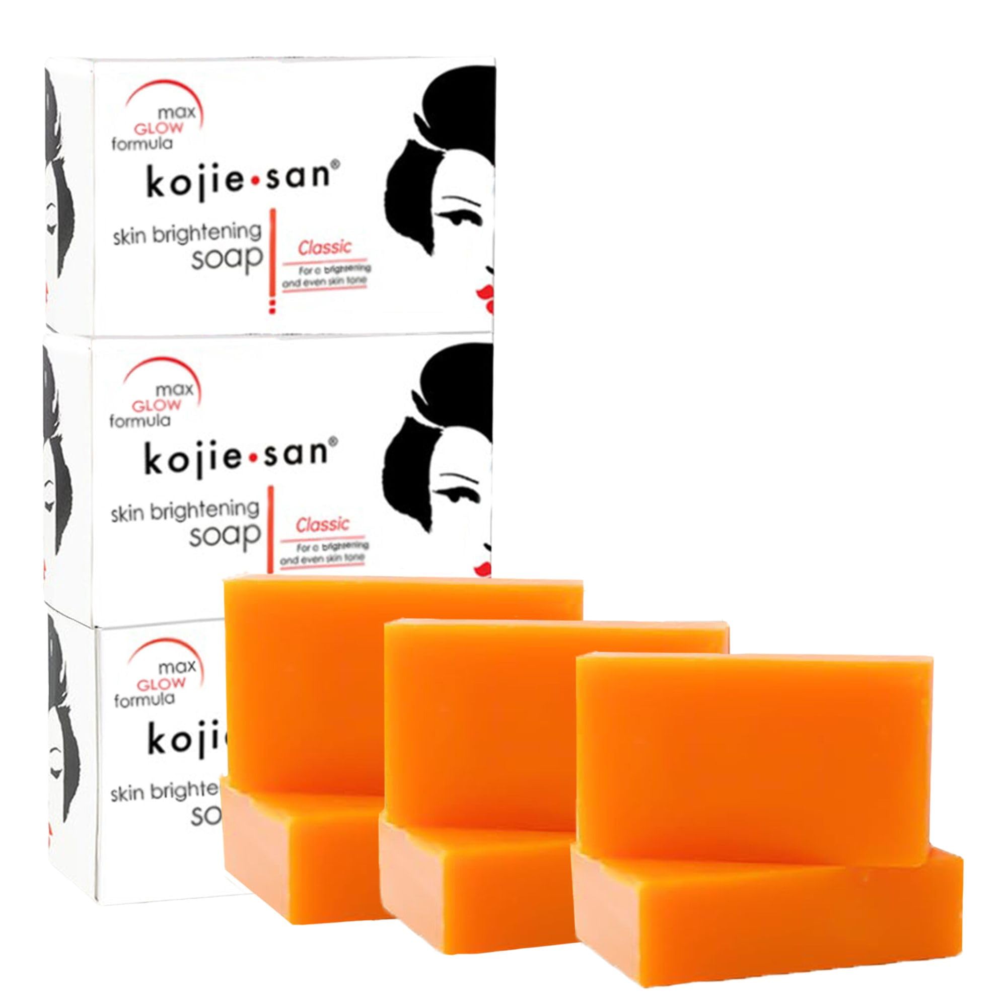 Kojie San Skin Brightening Soap - The Original Kojic Acid Soap that Reduces Dark Spots, Hyper-pigmentation, & other types of ski