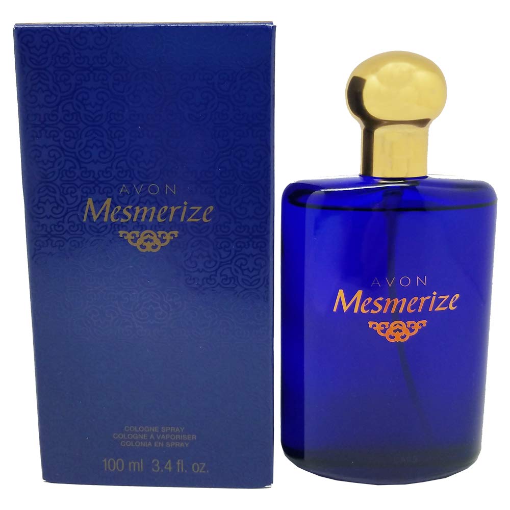 AVON Mesmerize Cologne for Men, 3.4 fl oz, Long Lasting Woody and Spicy Scent for Everyday Wear, Signature Fragrance for Him, Cl