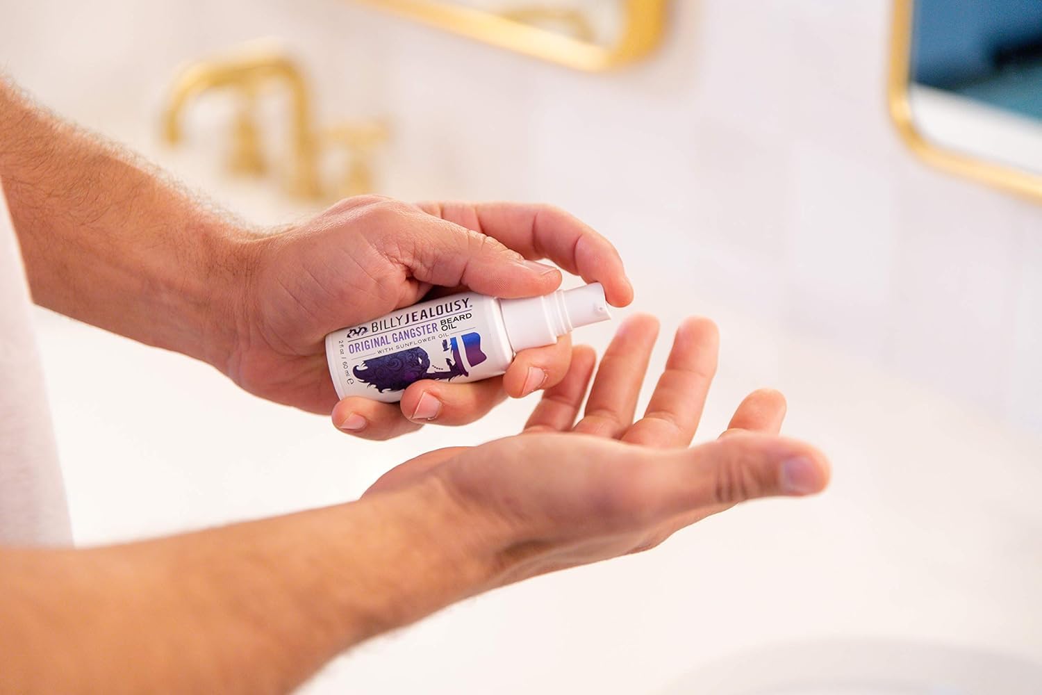 Billy Jealousy Original Gangster Beard Oil, 2 Fl Oz