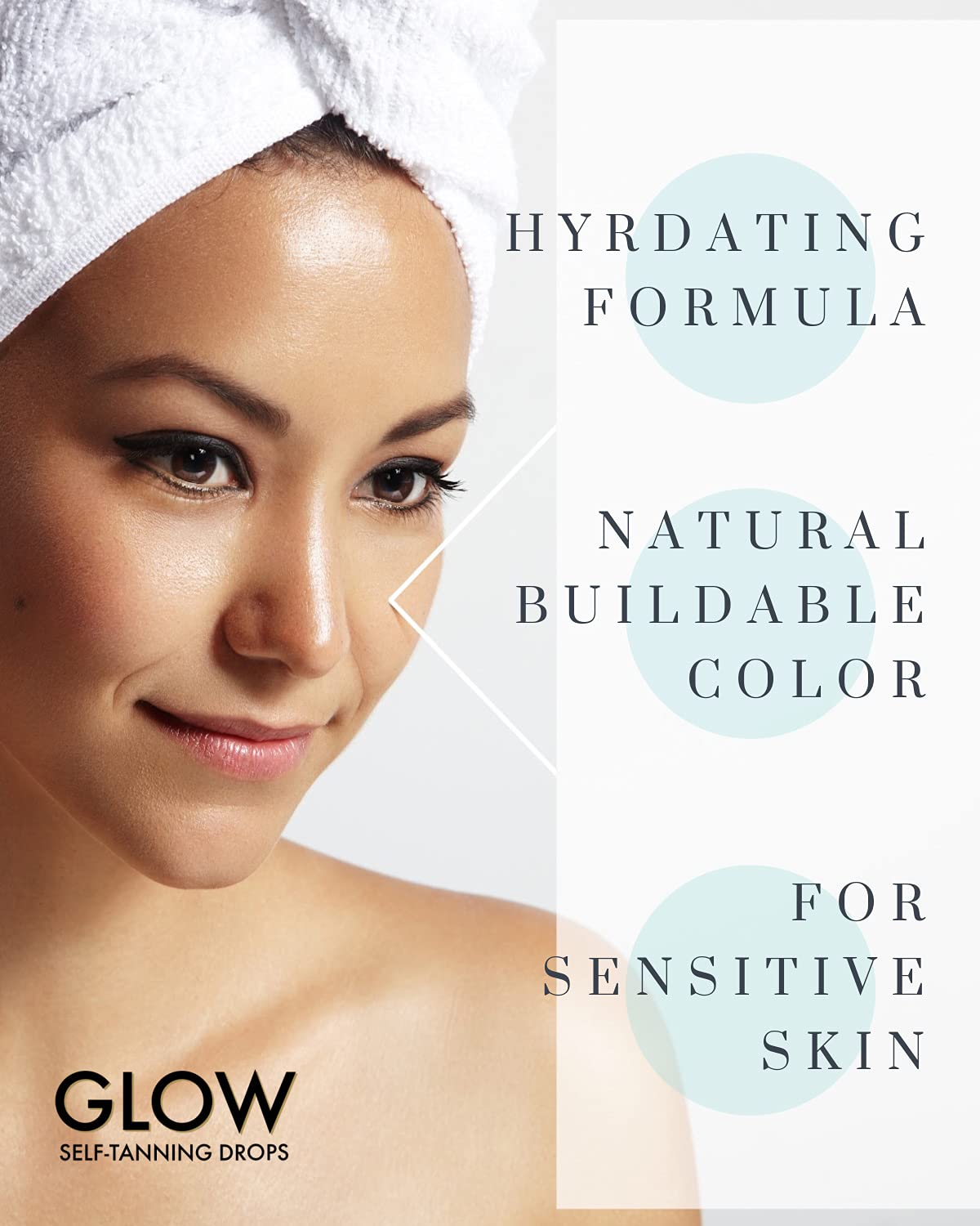 RemeVerse Glow Self-Tanning Drops with Aloe: Sunless Tanner for a Sun-Kissed Glow. Control Your Results by Adding Drops to Your