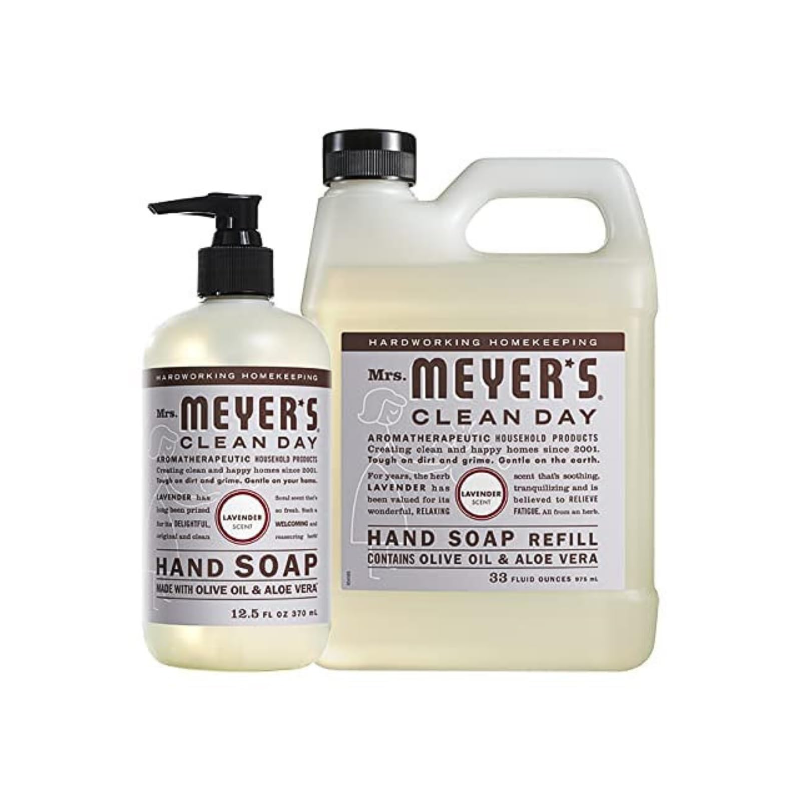 MRS. MEYER 'S CLEAN DAY Hand Soap, Refill Variety Pack Soaps Made to Clean and Freshen Hands