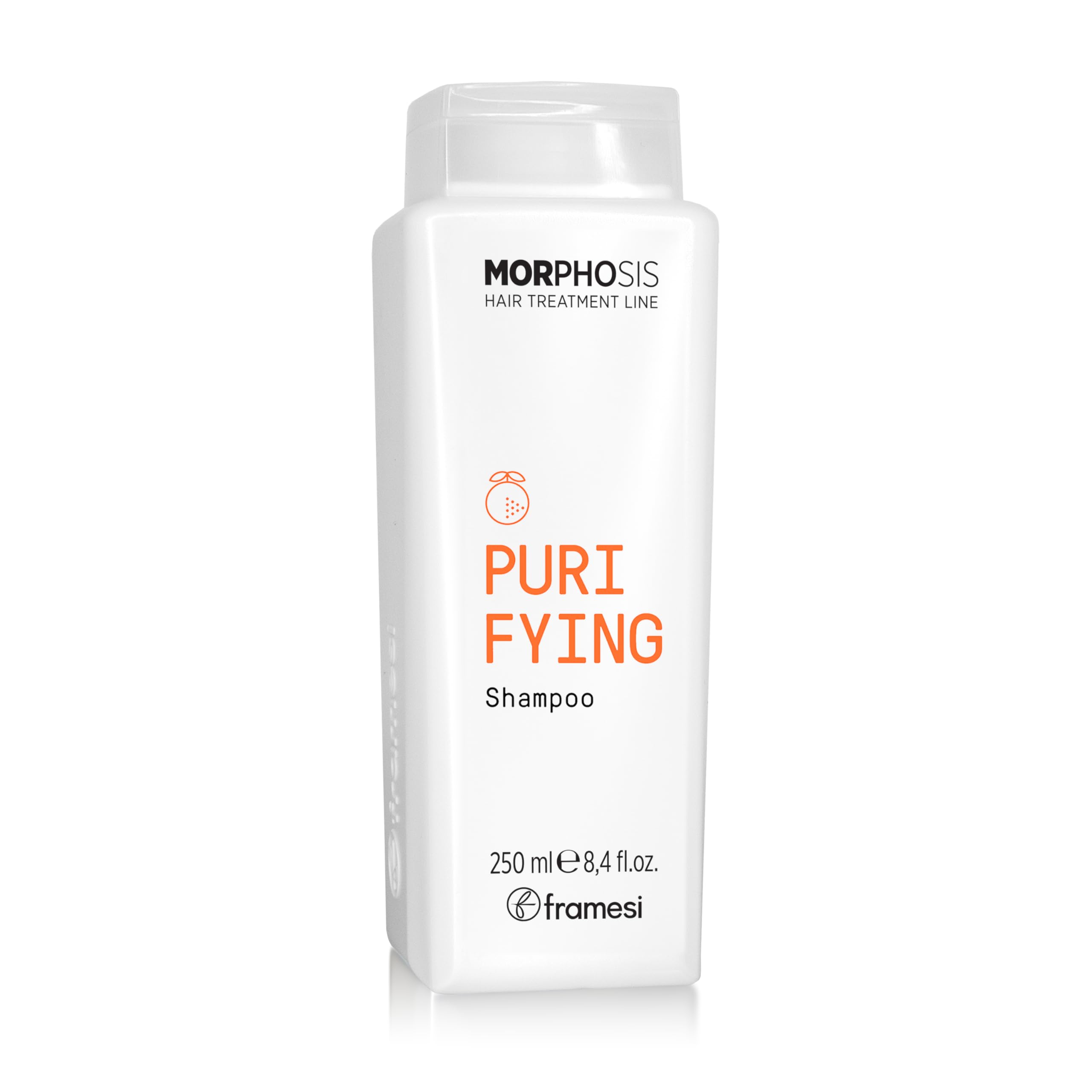 Framesi Morphosis Purifying AntiDandruff Shampoo, Dry Scalps, 8.4 Fl Oz