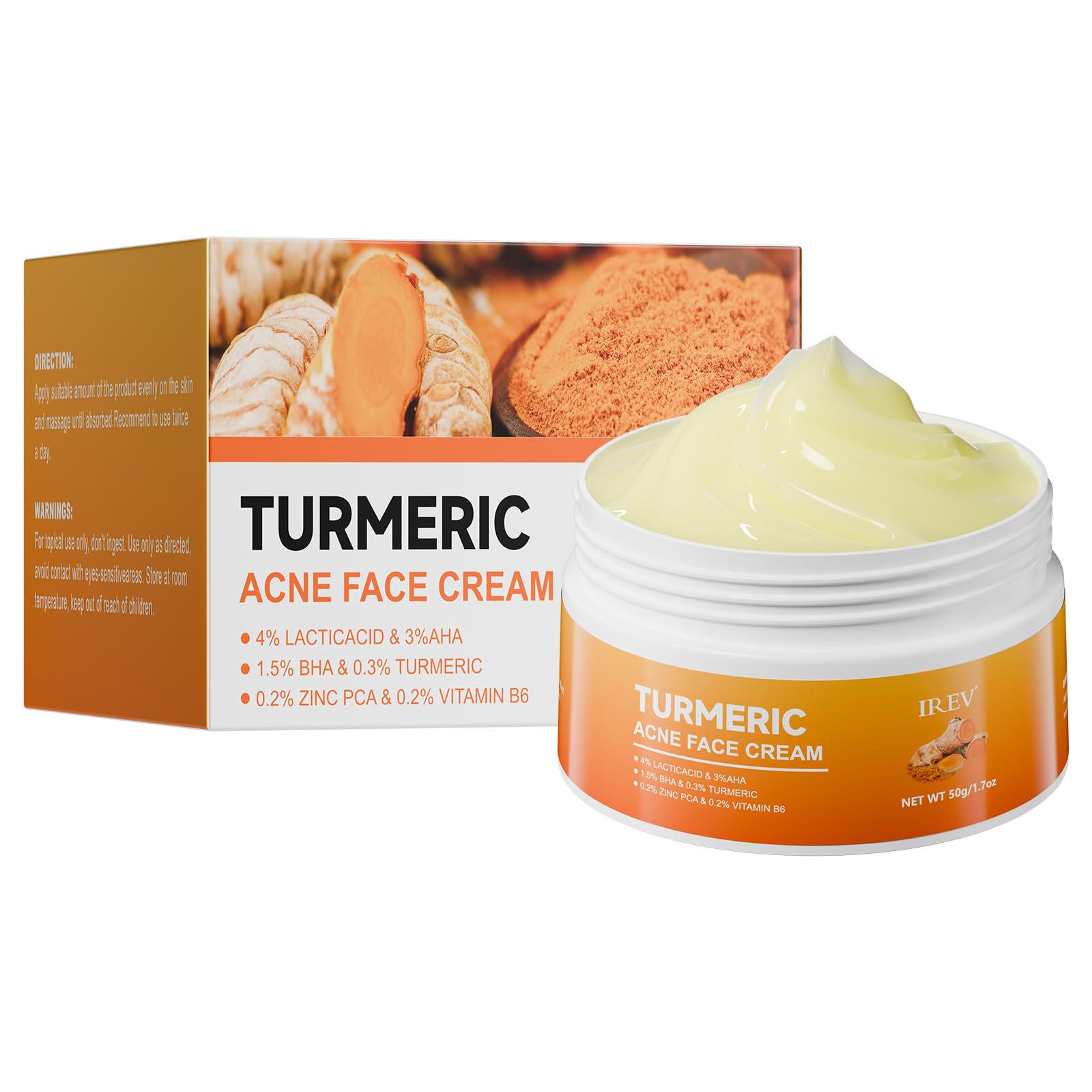 Acne Treatment for Face, Turmeric Acne Cream Treatment for Acne Pimples