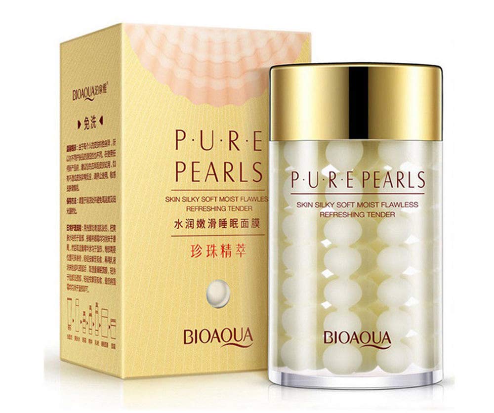 BIOAQUA Silk Pearl Essence Face Cream Hyaluronic Acid Moisturizing 60g
