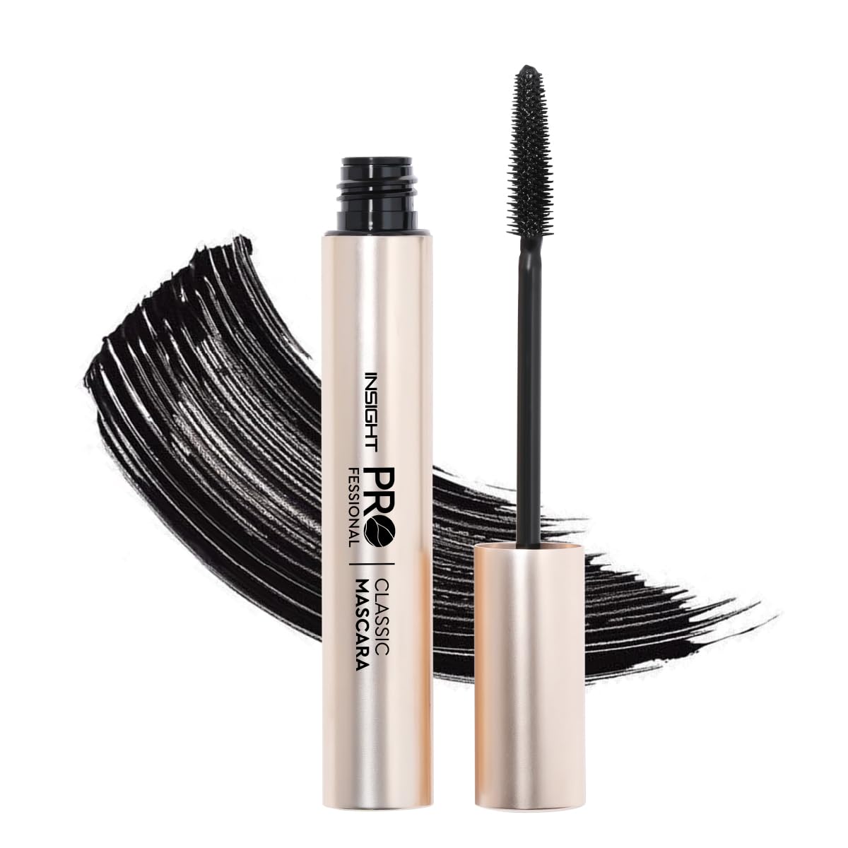 Insight Professional Classic Mascara | Volumizing, Lengthening & Defining | Clump-Free | Smudge-Proof | Jet Black - 10G