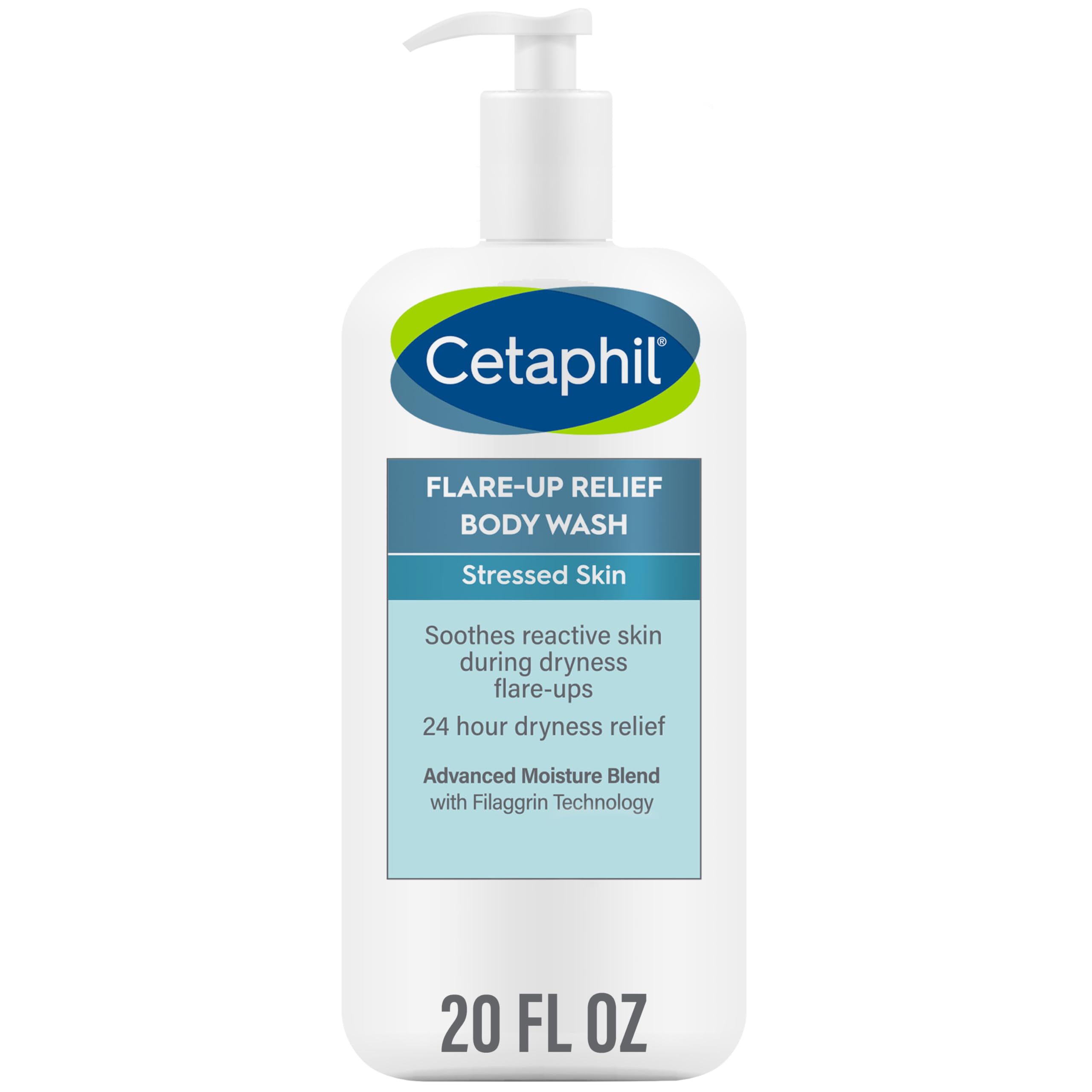 Cetaphil Body Wash, New Flare-Up Relief Body Wash With Colloidal Oatmeal To Help Soothe And Condition Ultra-Dry, Stressed, Sensi
