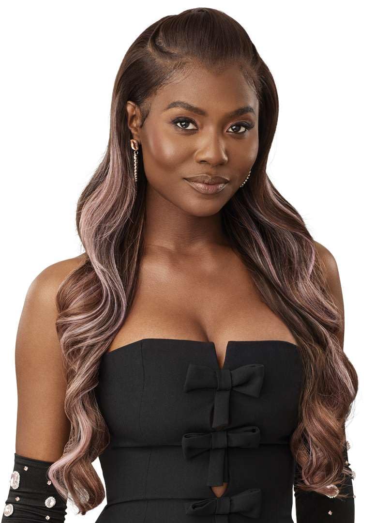 Outre Lace Front Wig - Perfect Hair Line 13X6 - True Frontal - Peak 701 (JET BLACK 1)