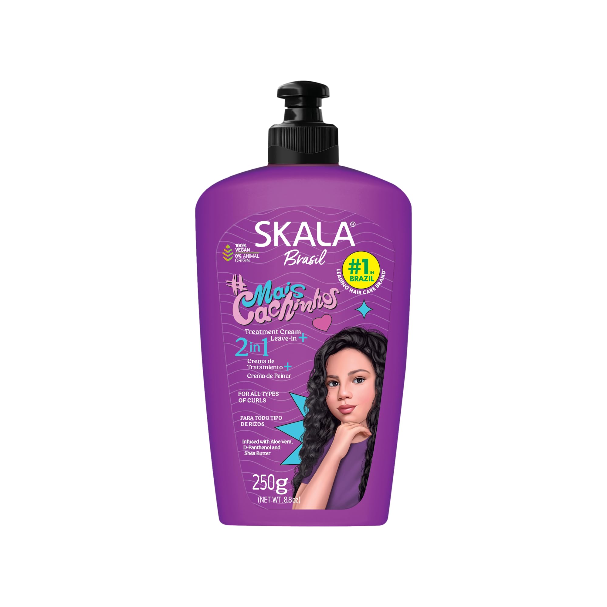 SKALA Creme Para Pentear Expert Mais Cachinhos 2 Em 1 250G