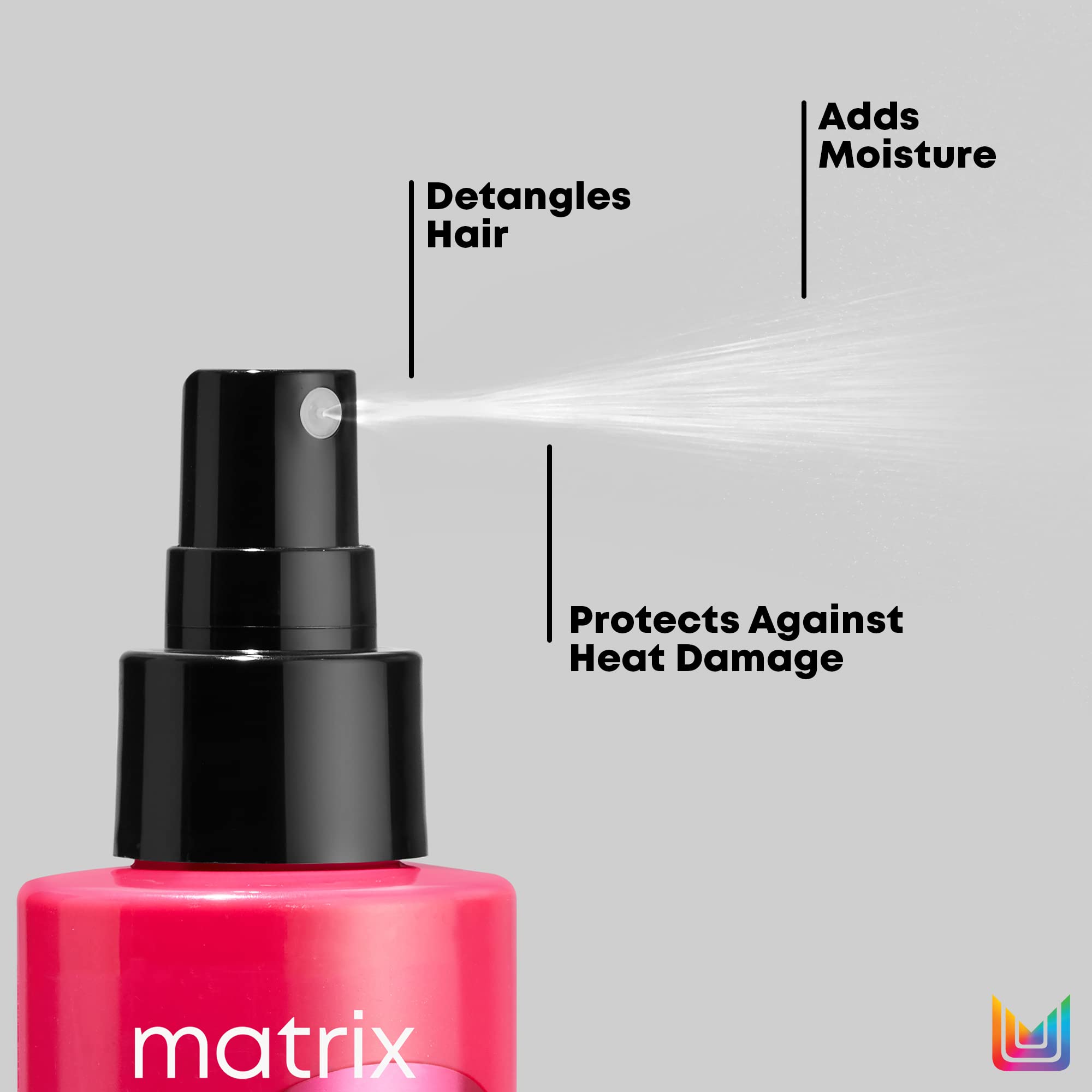 Matrix Total Results Miracle Creator  Ultimate Strengthening Leave-In Conditioner  Moisturizing Heat Protectant & Detangler Spra
