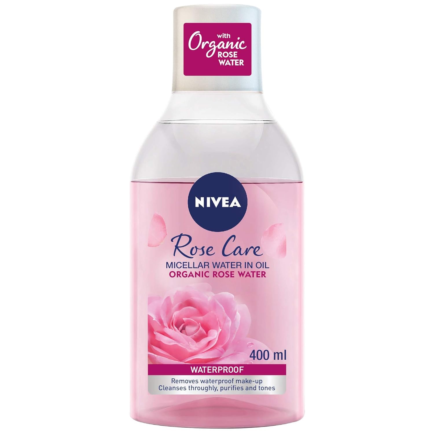 Nivea Micellar Cleansing Water, Skin Breathe Rose Micellair, 400Ml
