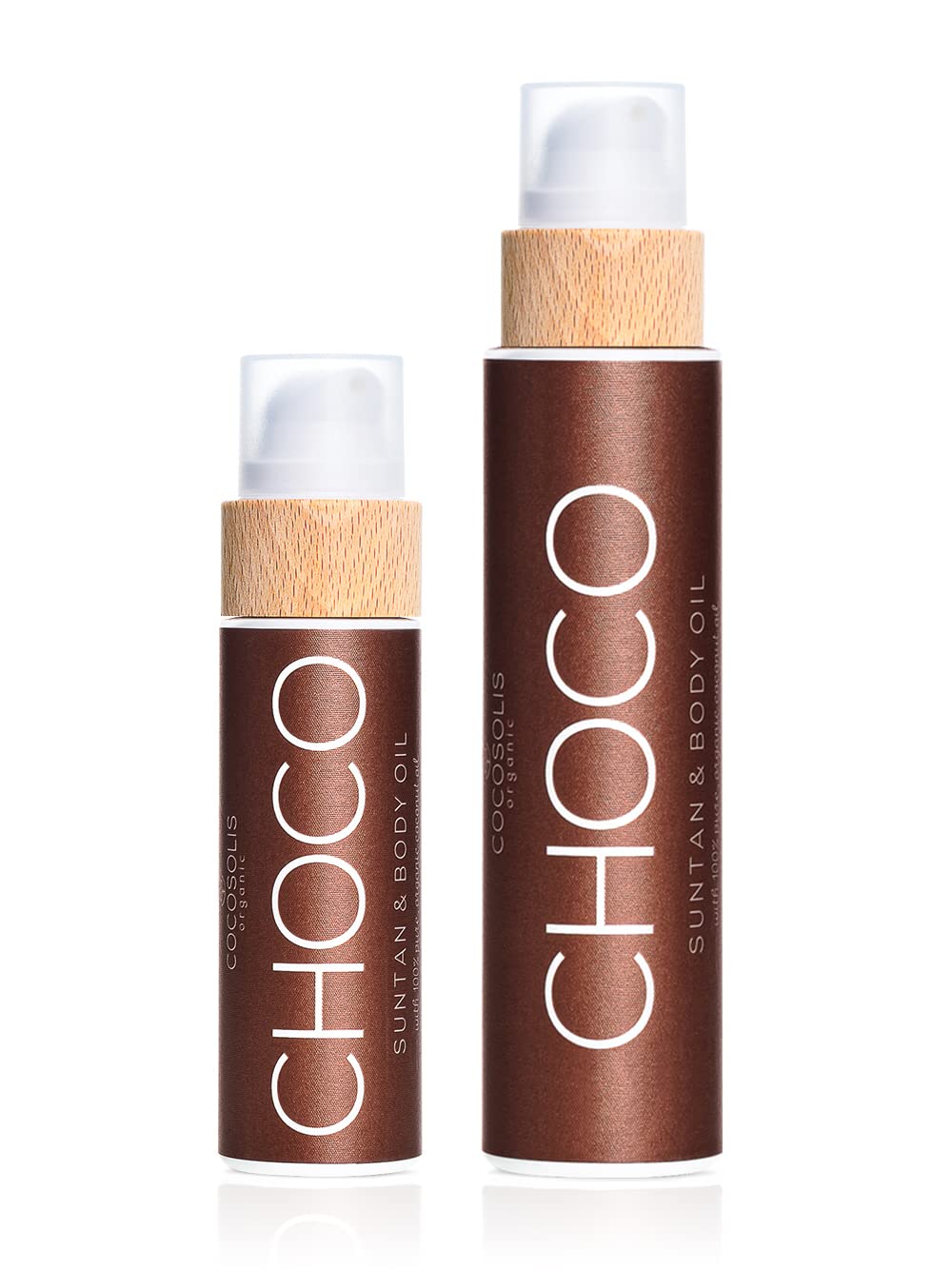 cOcOSOLIS cHOcO Suntan & Body Oil - Organic Tanning Bed Lotion - Deep chocolate Tan - Tanning Accelerator for Indoor Tanning Bed