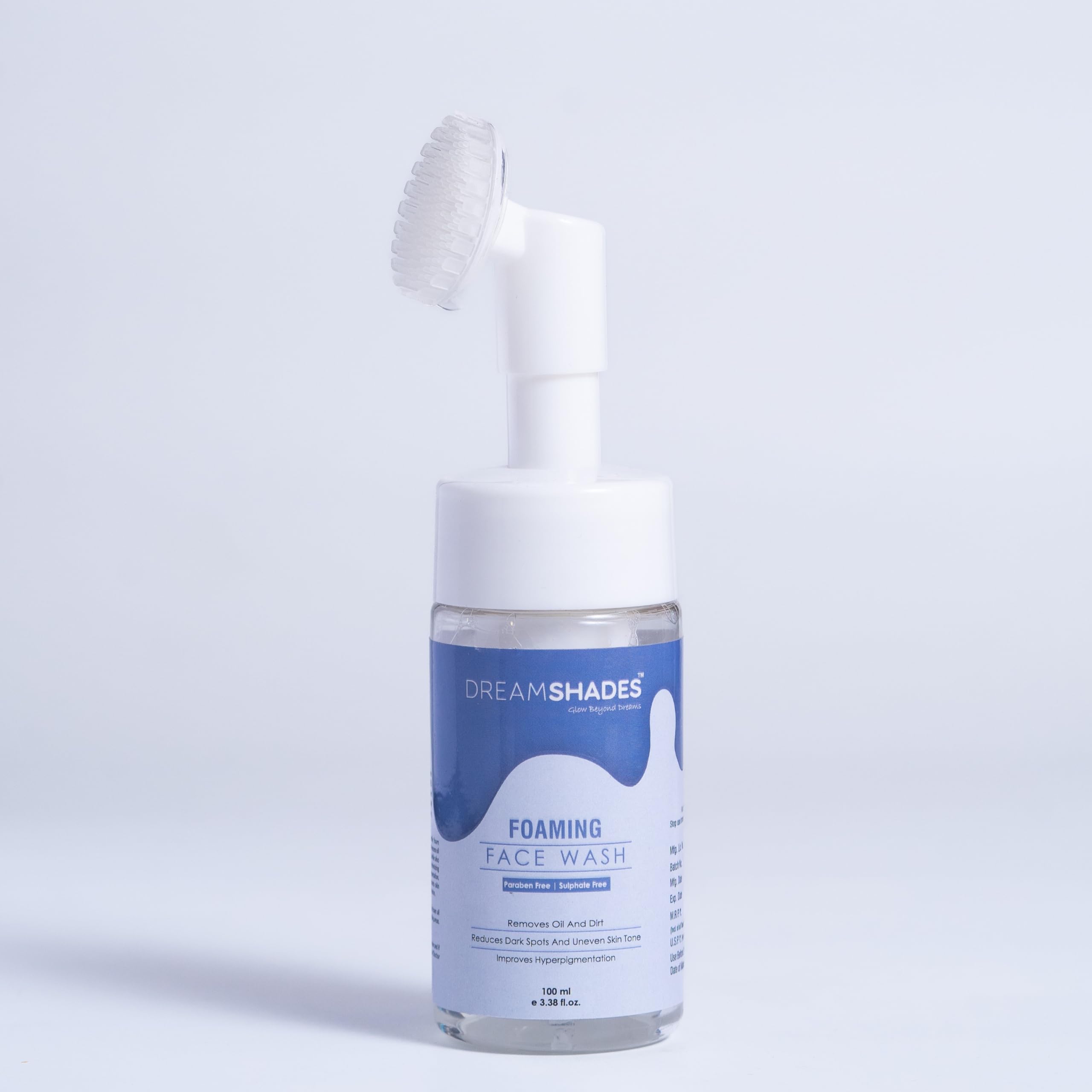 Dream Shades Foaming Facewash, 100 Ml, Removes Oil & Dirt, Reduces Dark Spots, Treats Hyperpigmentation