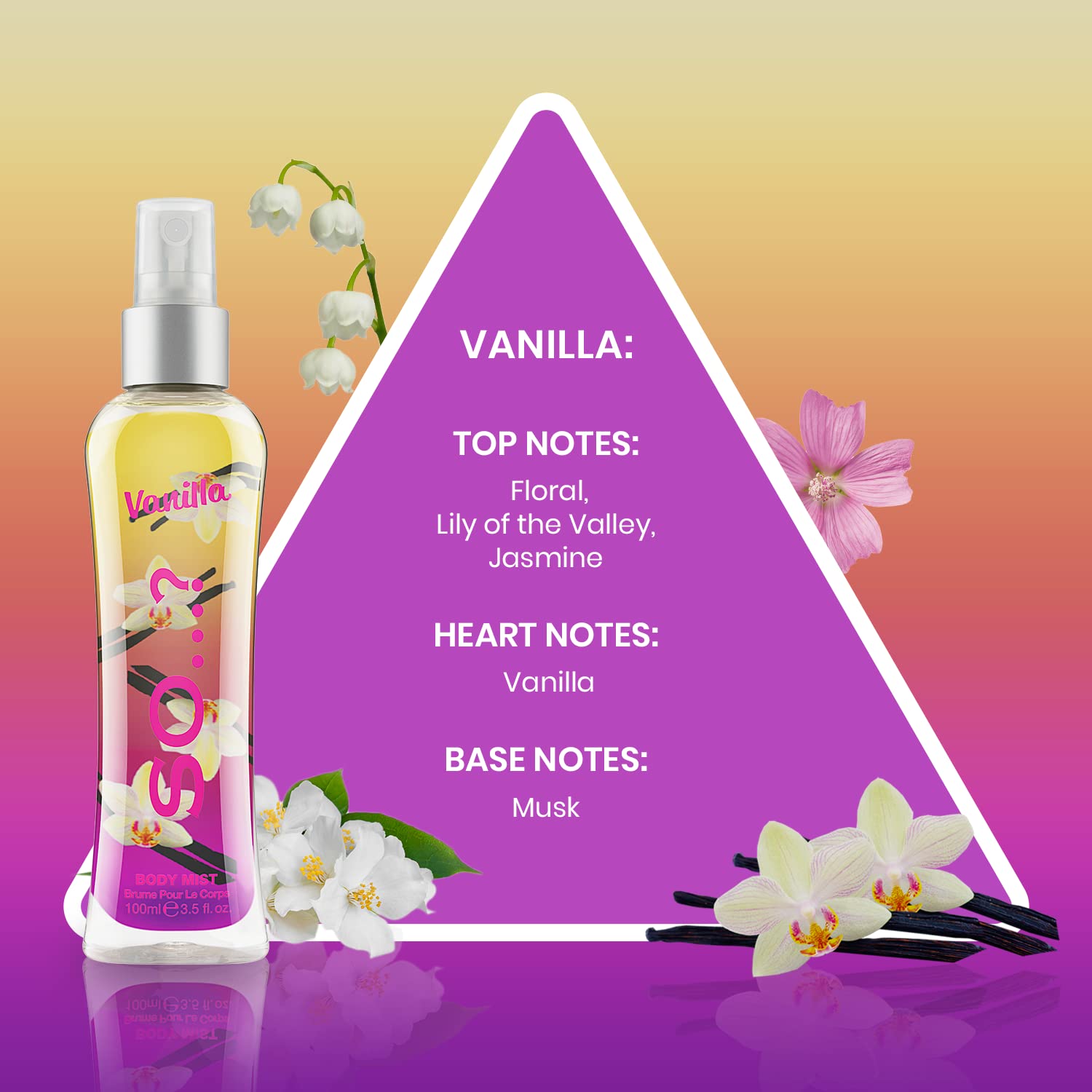 Szcy Llc So Vanilla Body Mist 100 Ml