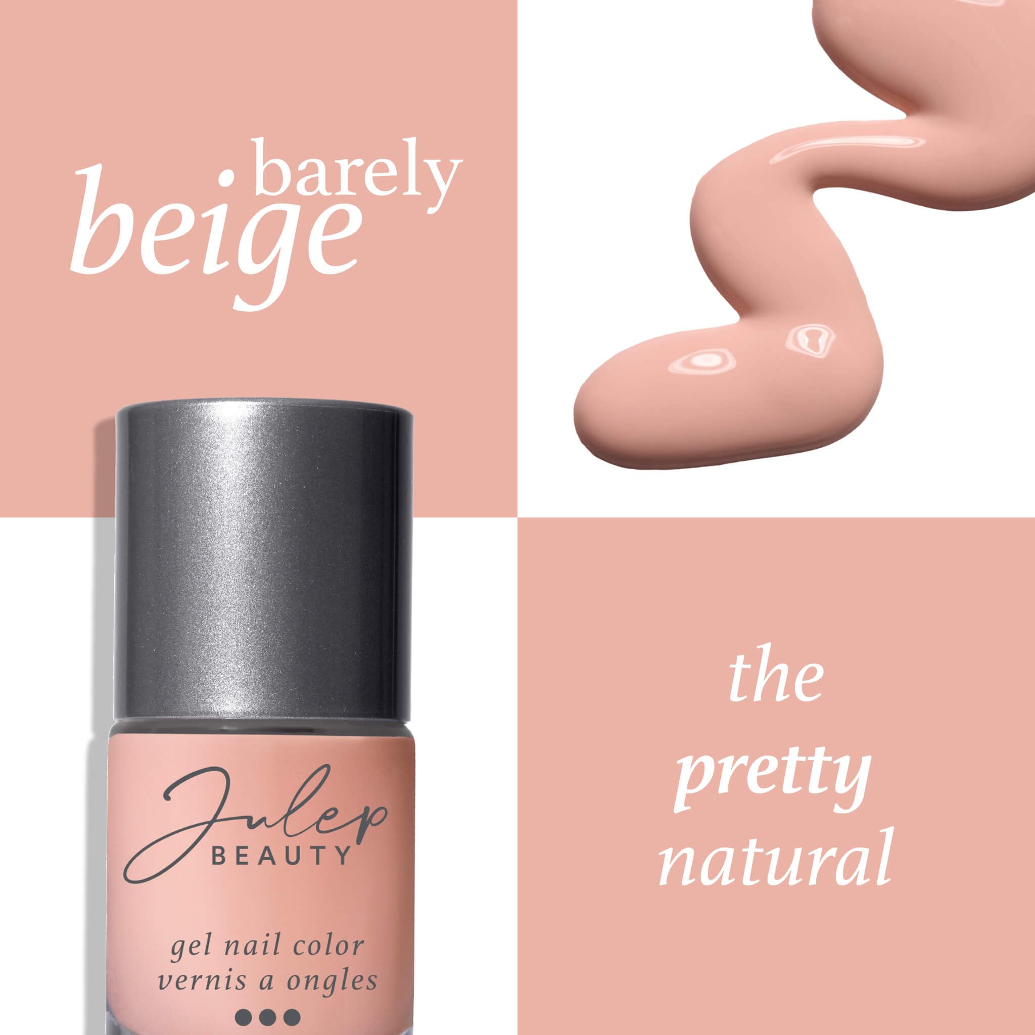Julep Quick-Dry Gel Nail Polish, Long Lasting, Air-Dry Formula, No Uv/Led Lamp Needed, Vegan, Chip-Resistant - Barely Beige