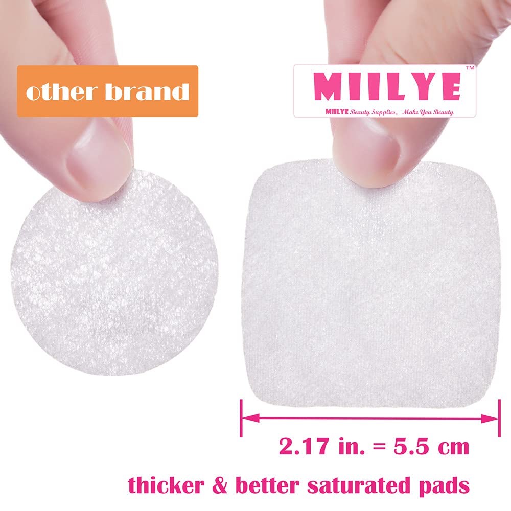 80Pcs Nail Polish Remover Pads In Box, Easy To Carry | Instant Removal | Lint Free Nail Polish Wipes For Natural Air-Dried Water