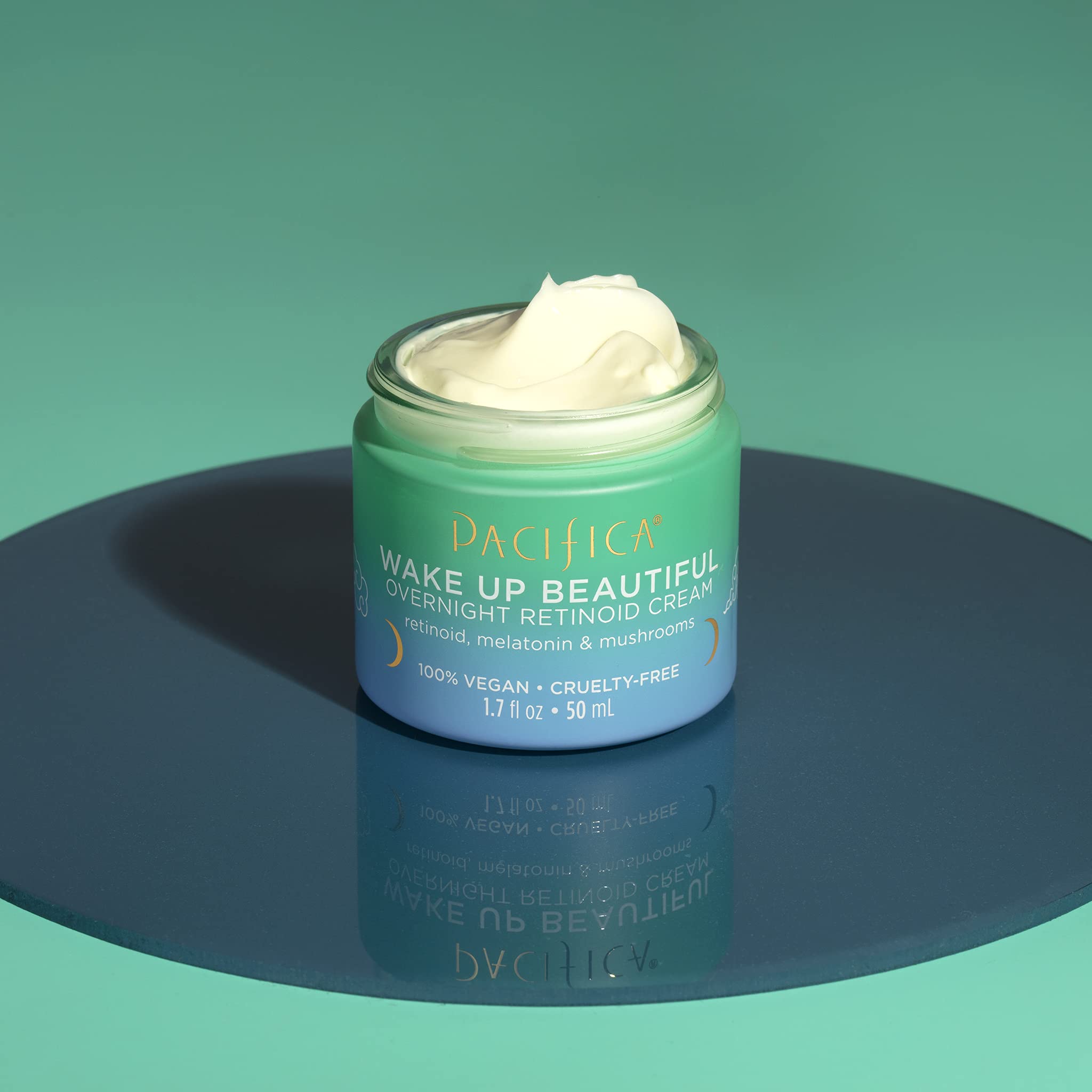Pacifica Beauty, Wake Up Beautiful Overnight Retinoid Night Face Cream, Moisturizer for Dry and Aging Skin, Gentle for Sensitive