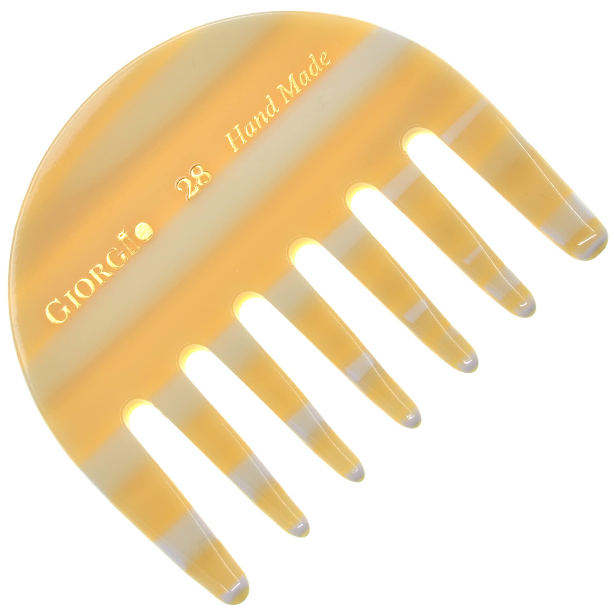 Giorgio G28 Wide Tooth Comb Detangling Comb, Pocket Comb and Travel Comb Wide Tooth Combs for Women for Thick Hair, Hair Detangl