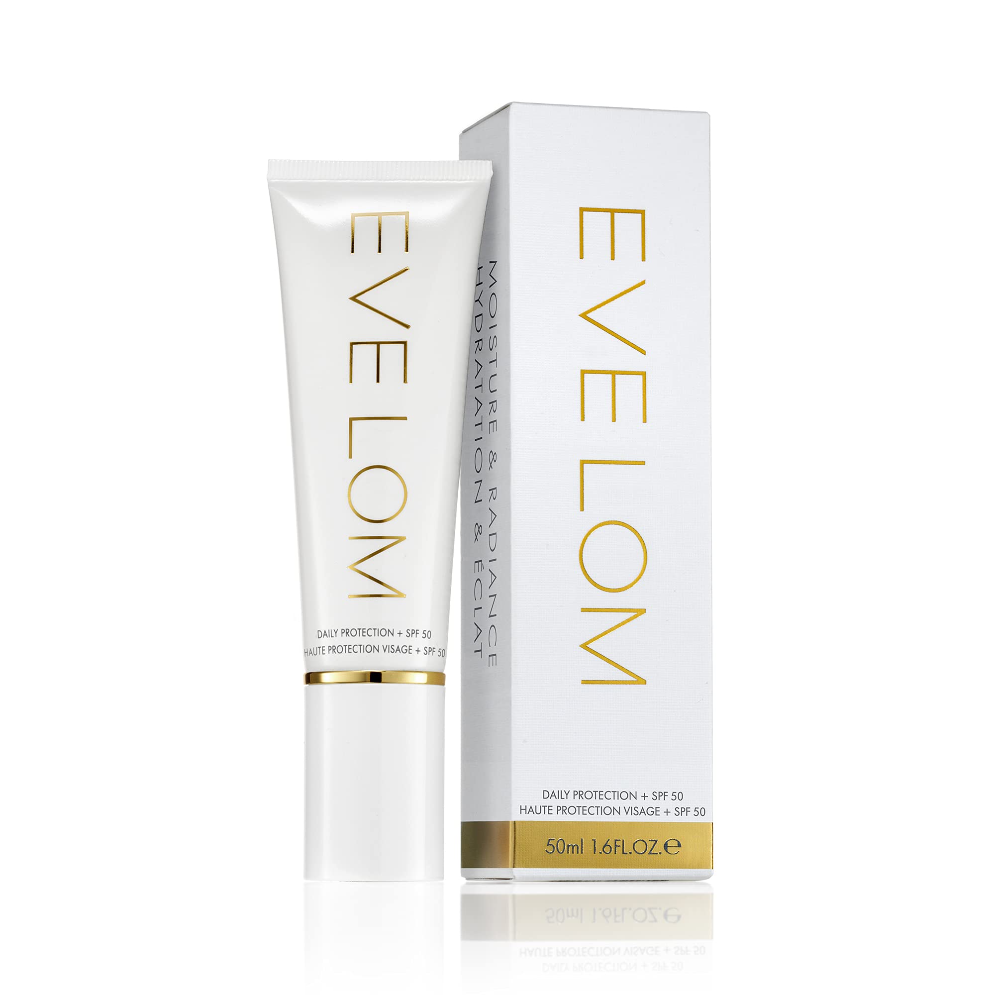 Eve Lom Daily Protection Spf 50 Facial Sunscreen - Face Moisturizer Protects, Repairs & Hydrates Skin For 36 Hours - Antioxidant