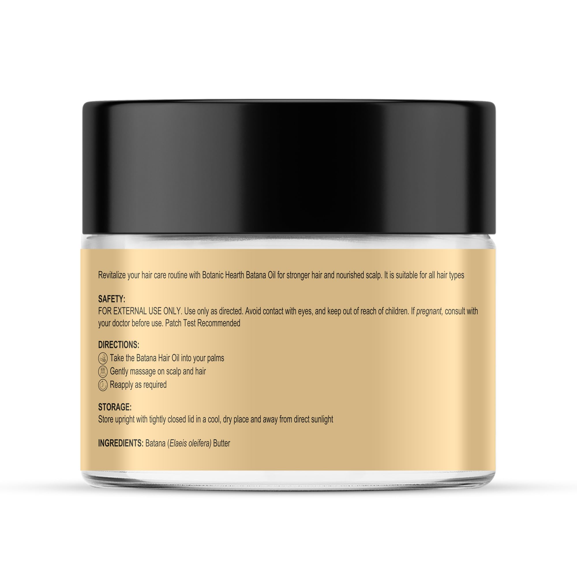 Majestic Pure Batana Butter For Hair Growth | Moisturizes Scalp & Hair | Nourishing & Volumizing | 100% Pure & Natural | Peta Ce