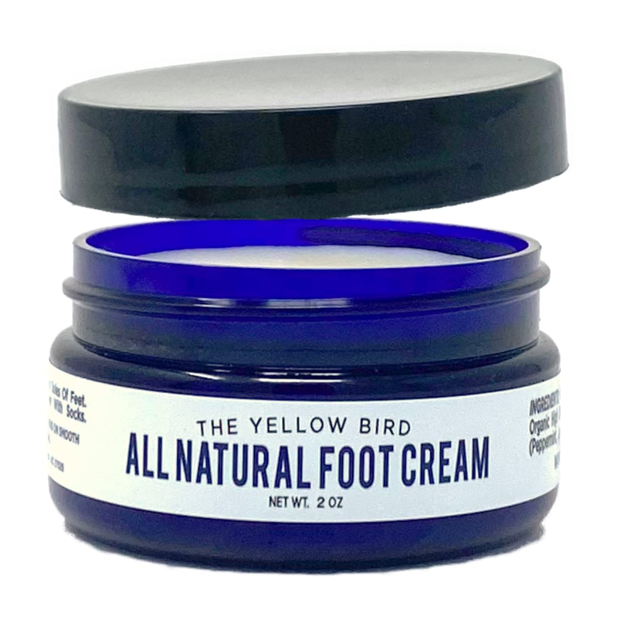 Yellow Bird Foot Cream - Hydrating Tea Tree Oil Foot Balm with Essential Oils. Natural Athletes Foot Treatment. Moisturizing Cra