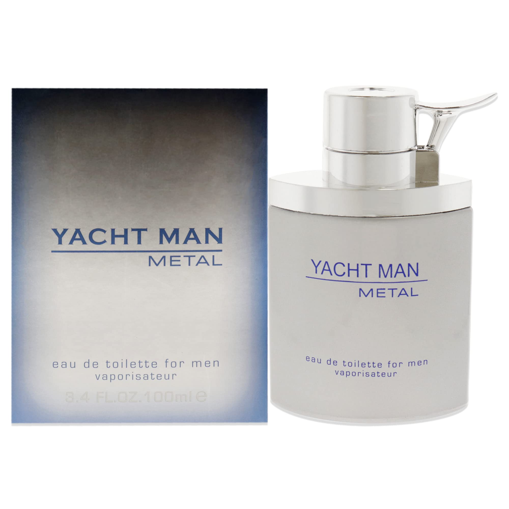 Myrurgia Yacht Man Metal Toilette Spray For Men, 3.40-Ounce