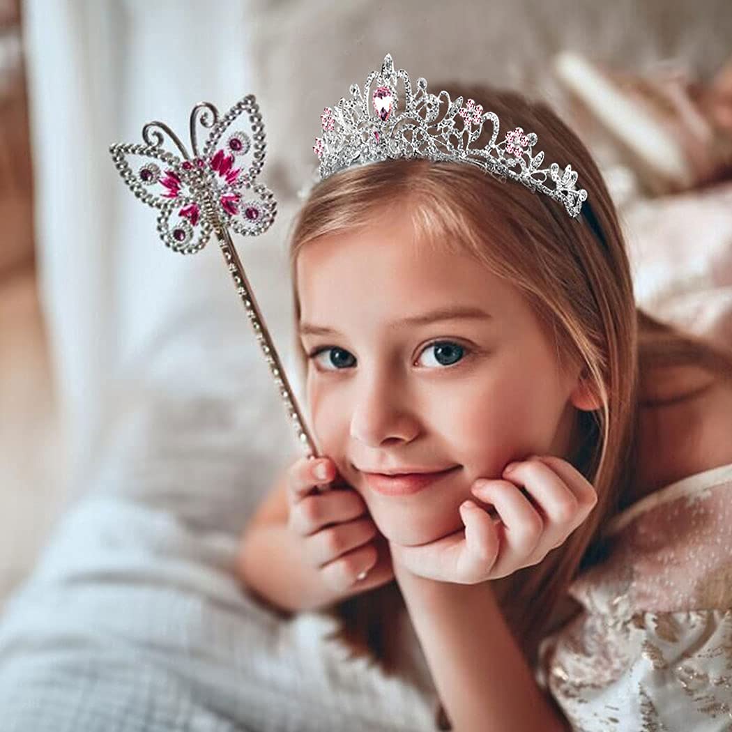 Cocide Silver Tiara Crowns Crystal Headband Princess Rhinestone Crown With Combs Bride Headbands Bridal Wedding Prom Birthday Pa