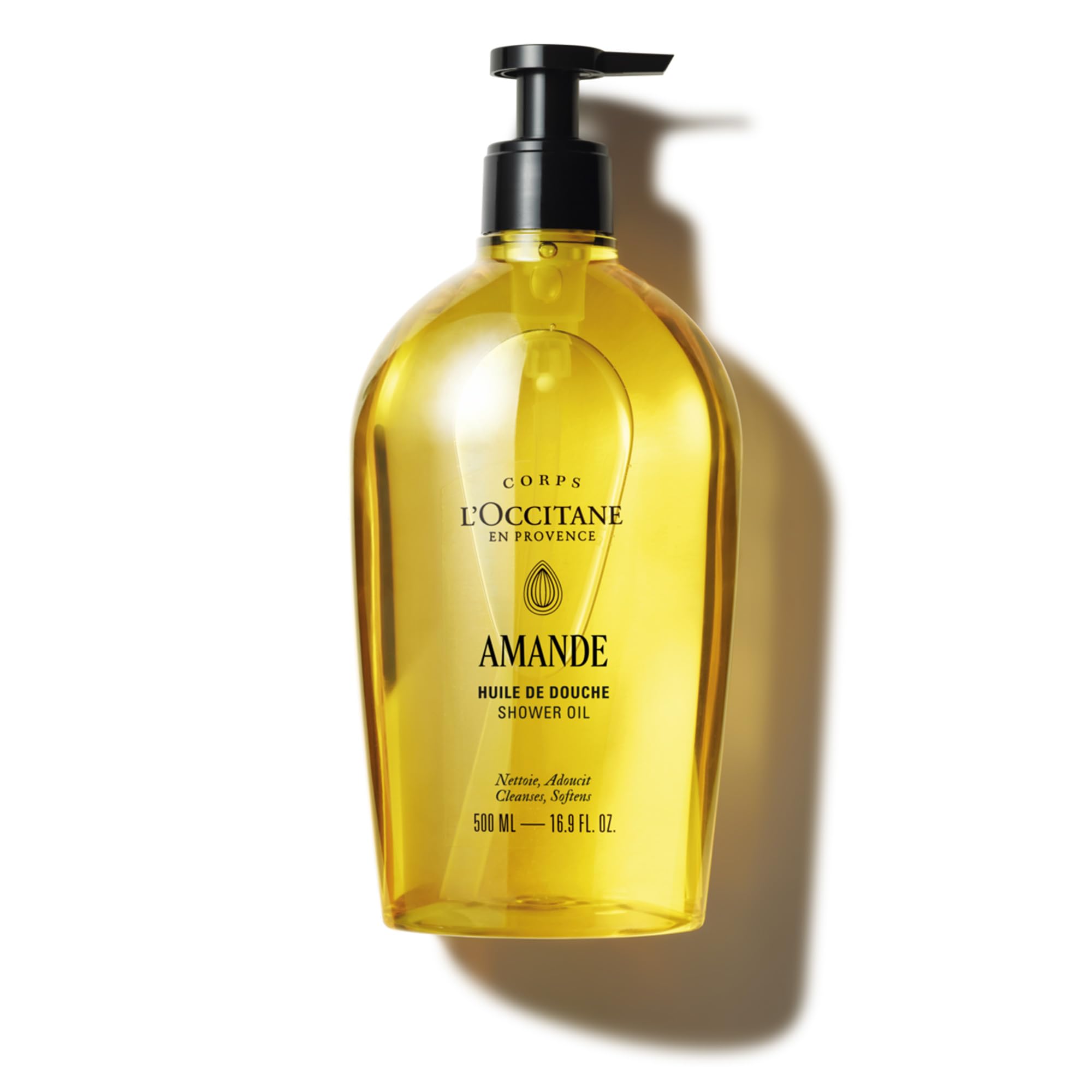 Almond Sublime Softening Shower Oil by LOccitane for Unisex - 16.9 oz Shower Oil