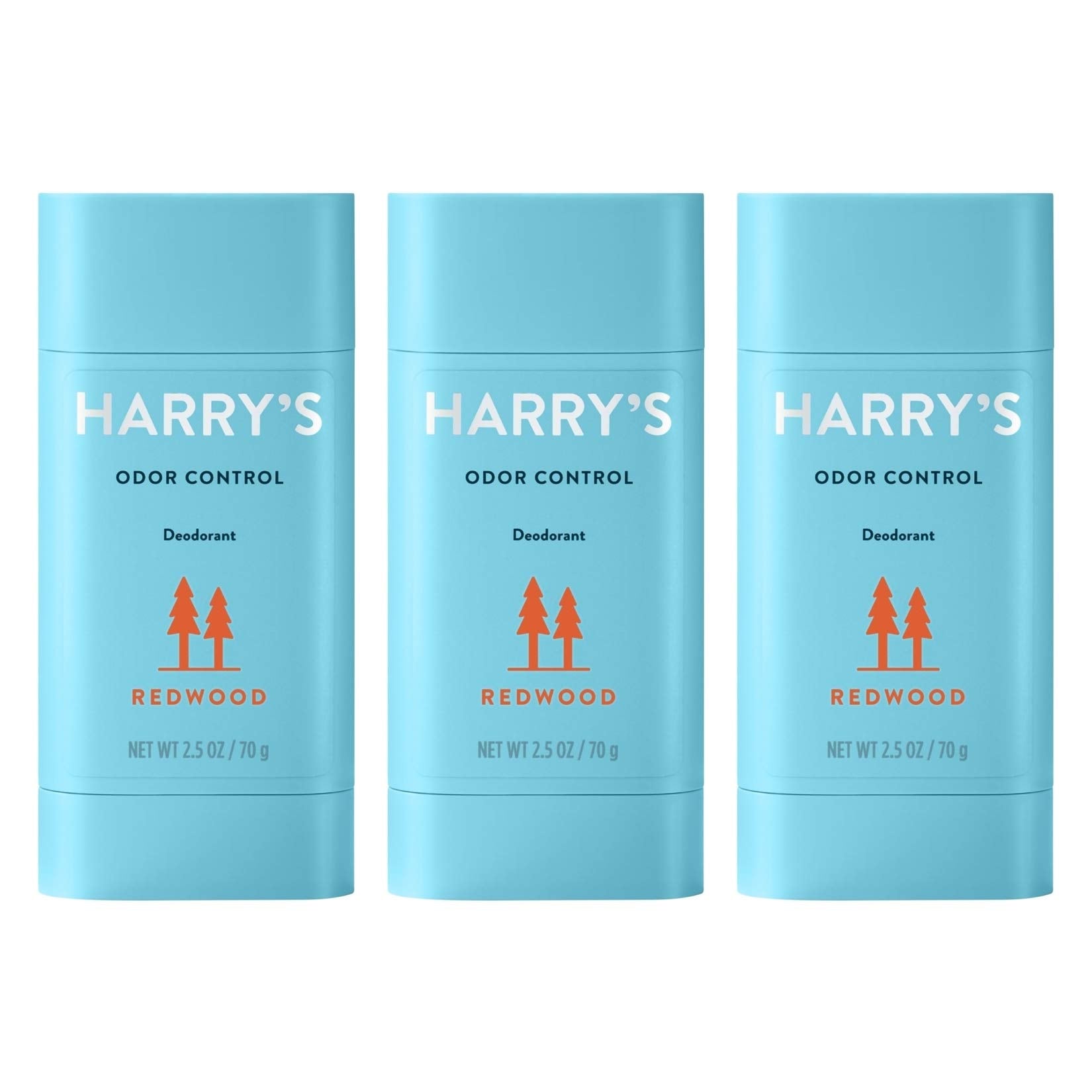 Harry's Men's Deodorant - Odor Control Deodorant - Aluminum-Free - Redwood (3 Count)