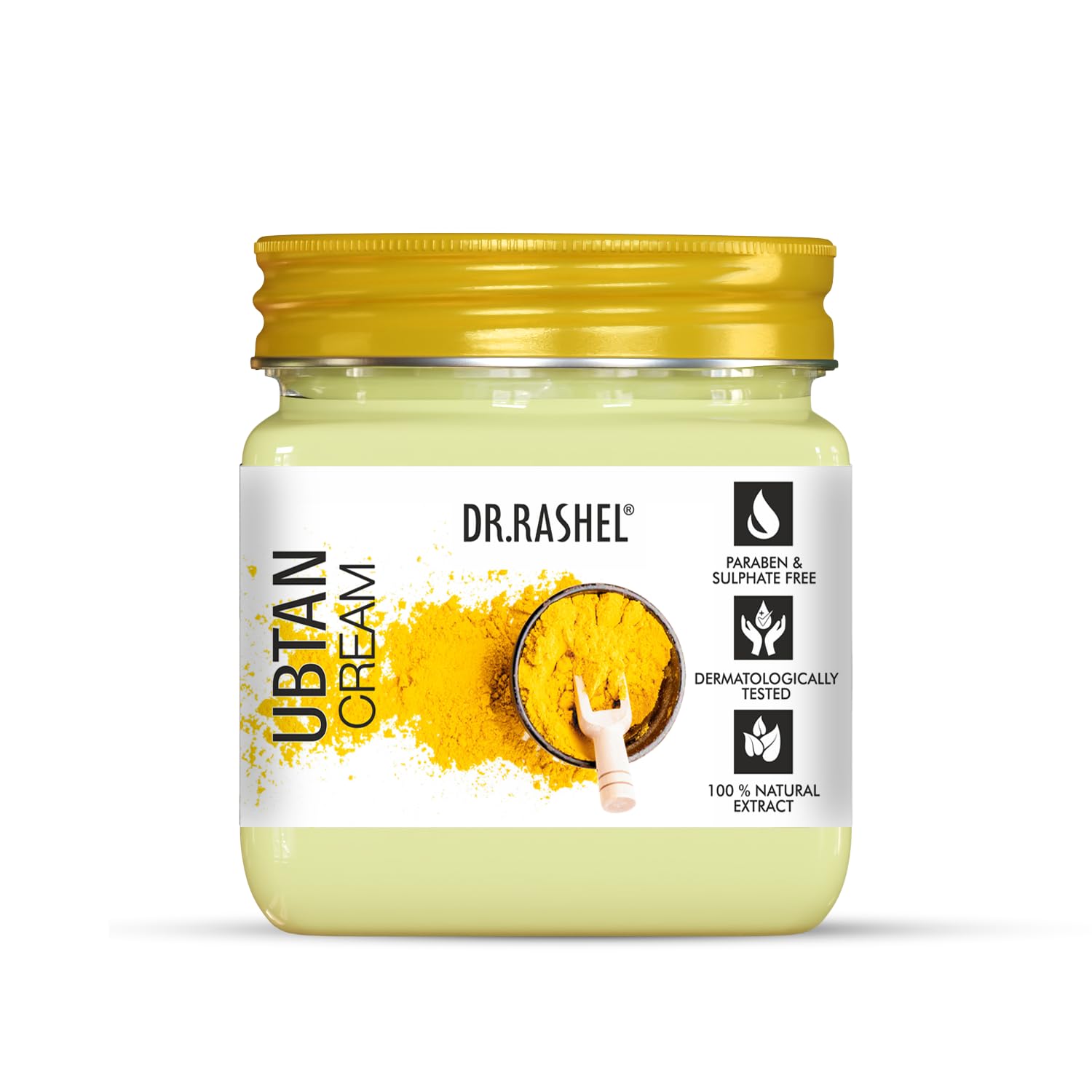 Dr.Rashel Ubtan Face And Body Cream For Women And Men (380 Ml) | All Skin Types |Soft And Healthy Skin | Repairing & Nourishment