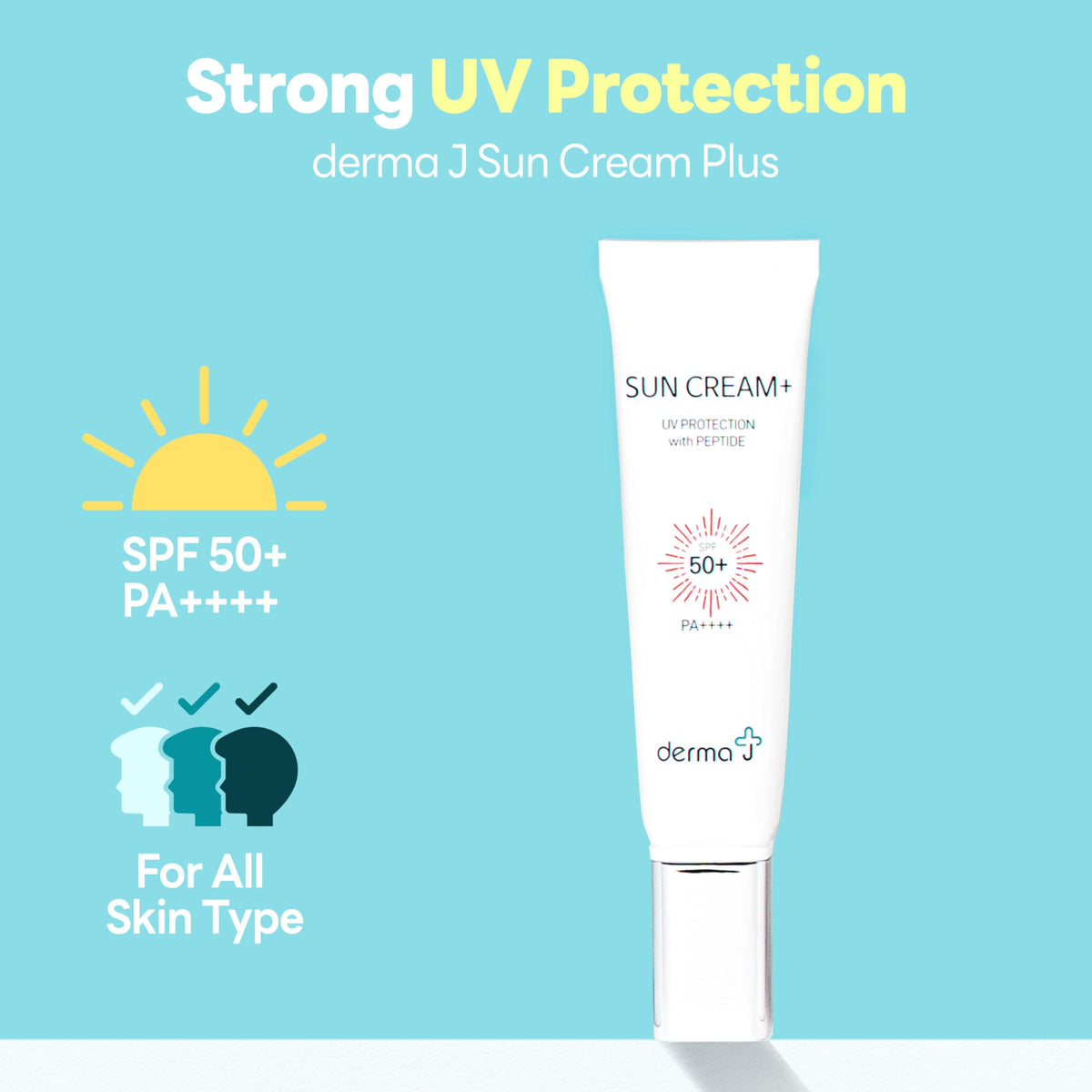 Derma J Peptide Sunscreen With Spf 50+ / Pa++++ (50Ml / 1.69 Fl Oz ...