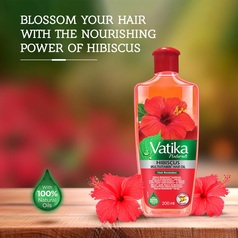 Vatika Naturals Multivitamin Hair Oil - Transform Your Tresses With Strength, Cleansing Power, & Revitalizing Elixir - Expertly