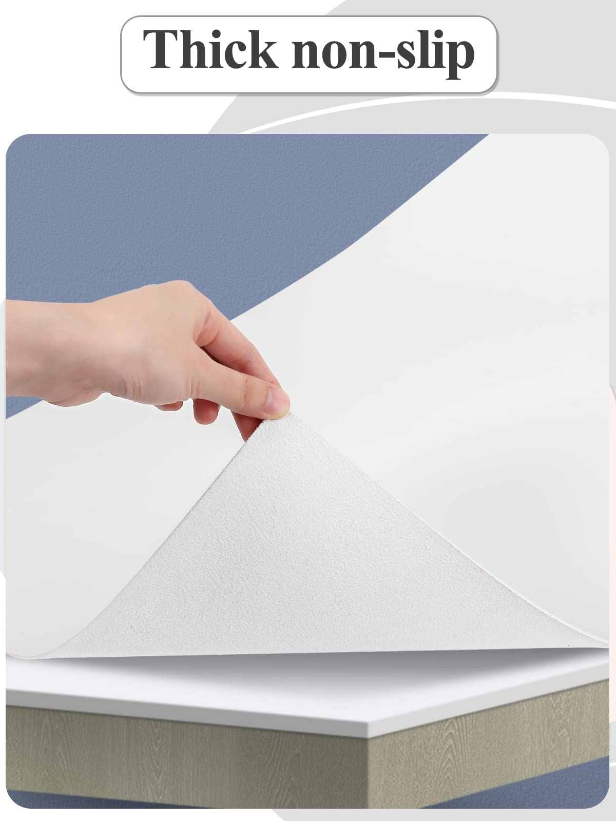 (Mat Only) White Nail Art Table Mat, Foldable Nail Art Hand Rest Pad For Nail Arm Rest Cushion, Soft Microfiber Leather Nail Mat