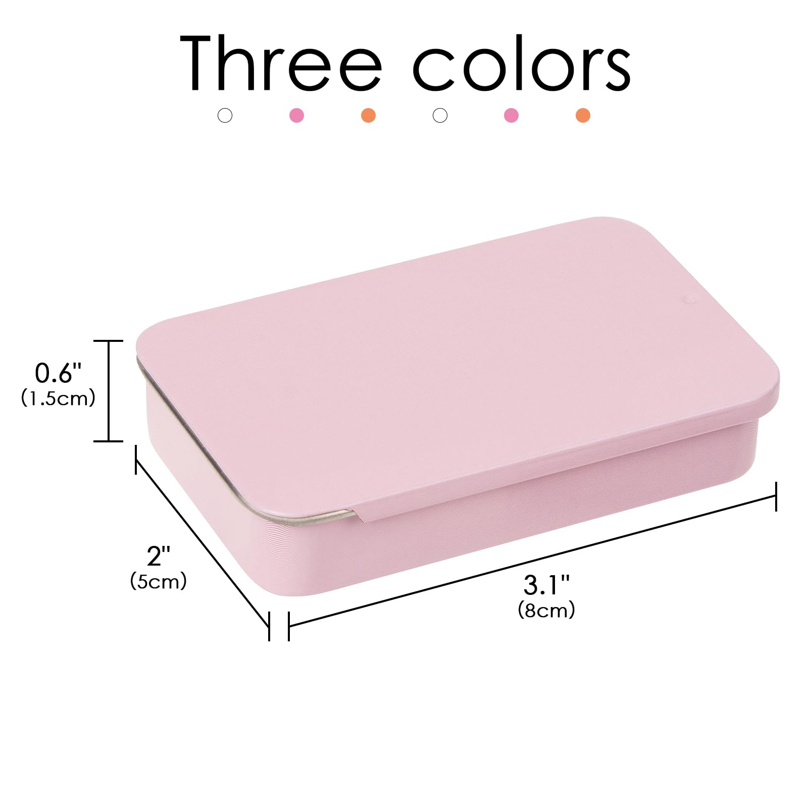 Adorila 6 Pack Glide Dental Floss Case, Portable Metal Dental Pick Dispenser, Refillable Travel Floss Pick Organizer Case for fo