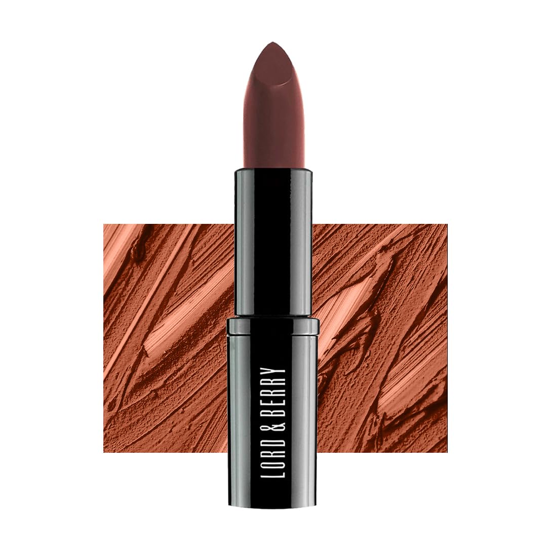 Lord & Berry Vogue Lipstick Semi Matte Finish With High Color Pigment Paraben-Free Enriched With Papaya Extract, Passionate