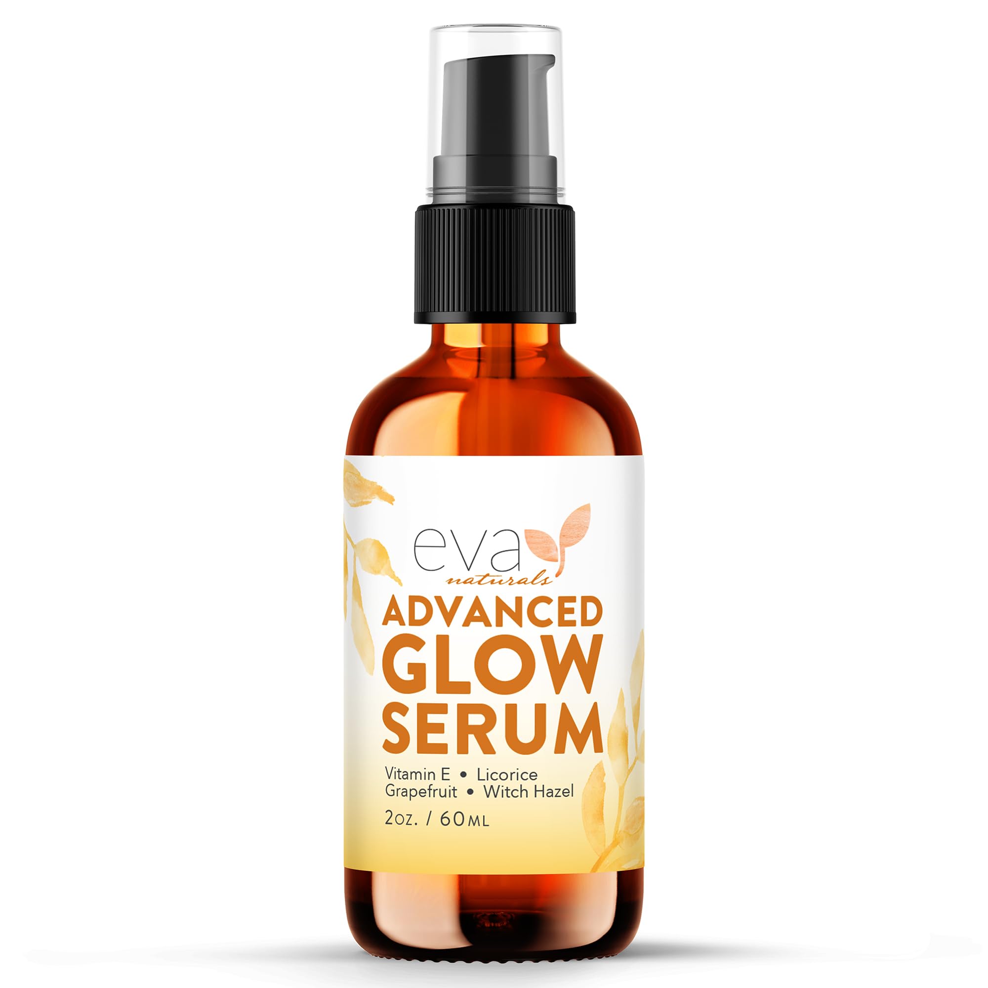 Revitalizing Glow Serum - Dark Spot Reduction with Licorice Root, Witch Hazel, & Aloe - Enhances Natural Glow, Evens Skin Tone -