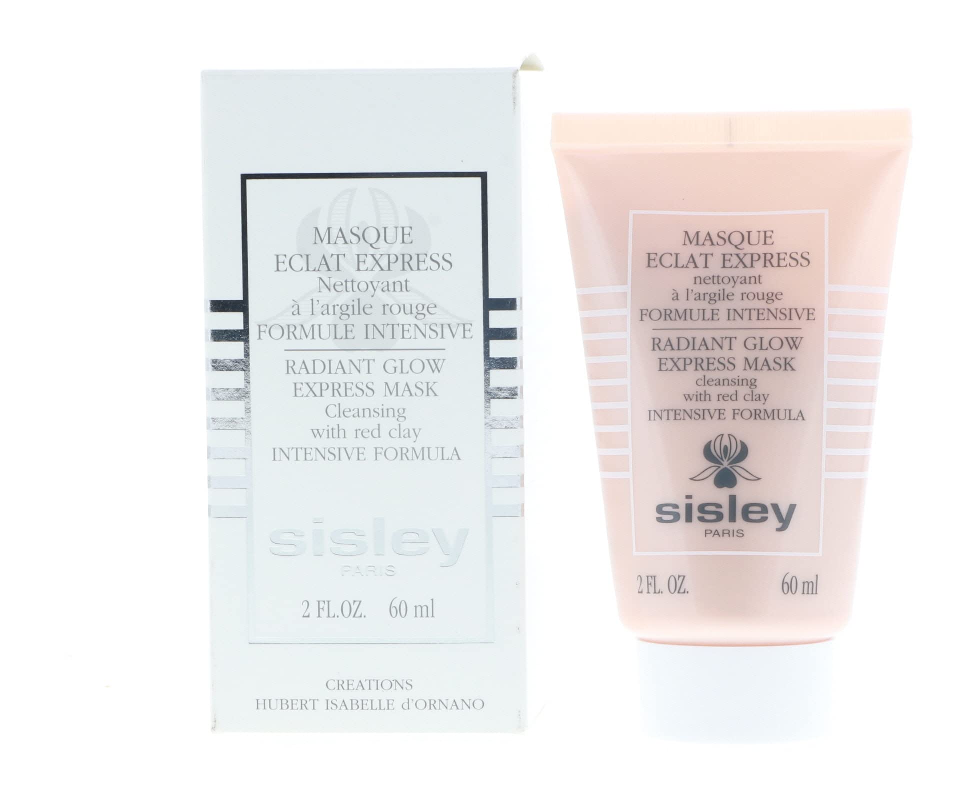 Sisley Radiant Glow Express Mask with Red Clays Intensive Formula, 2.3 Ounce