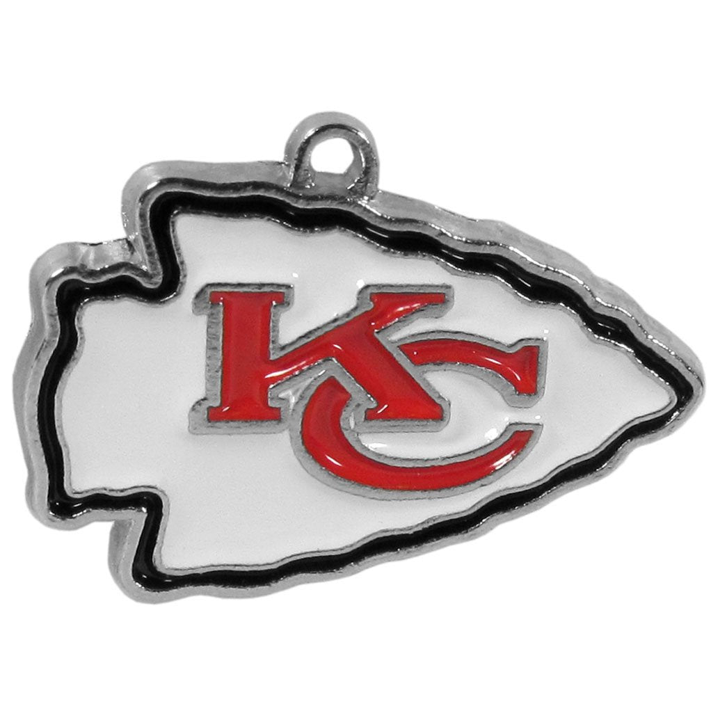 NFL Siskiyou Sports Fan Shop Kansas City Chiefs Chain Necklace with Small Charm 22 inch Team Color