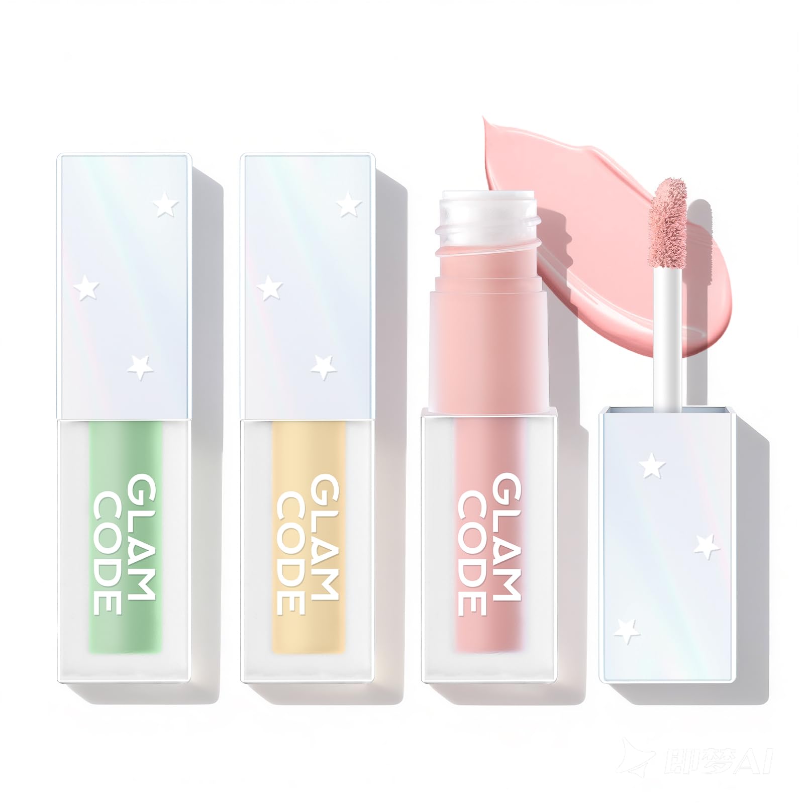 Glam Code Color Corrector Peach Green Yellow Color Correcting Concealer
