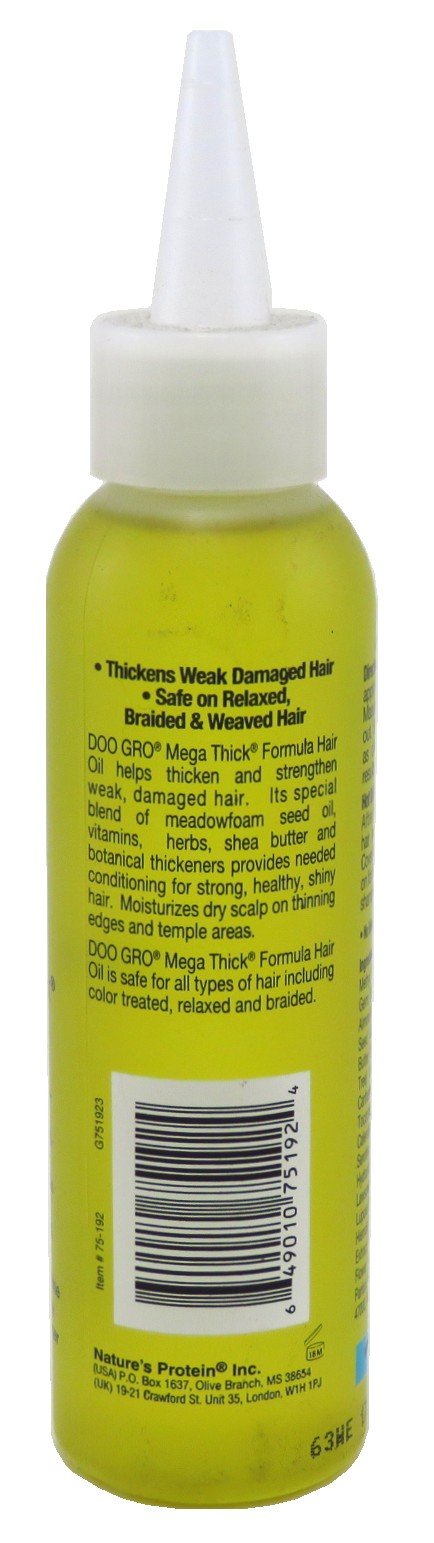 DOO GRO Mega Thick Hair Oil, 4.5 oz (6 Pack)