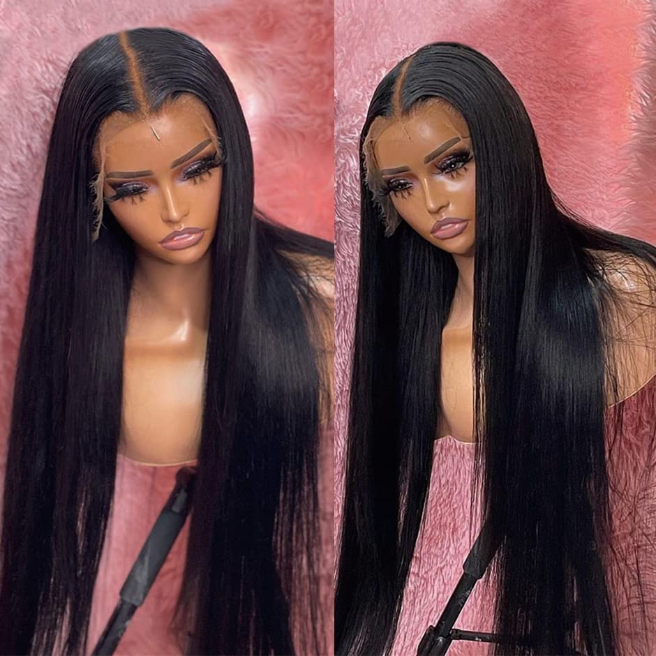 BEEOS Ultra-fitted 13x6 SKINLIKE Real HD Lace Front Wig, Pre-Plucked Bleached small Knots 180% Density Invisible 0.10mm Ultra-th