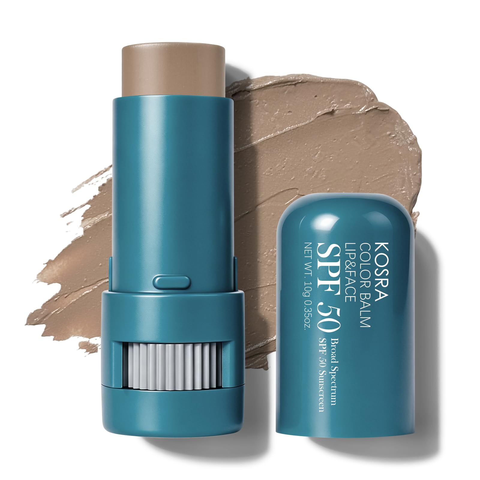 KYDA SPF 50 Color Balm, Sunscreen Cool Tone Contour Stick for Face & Lips